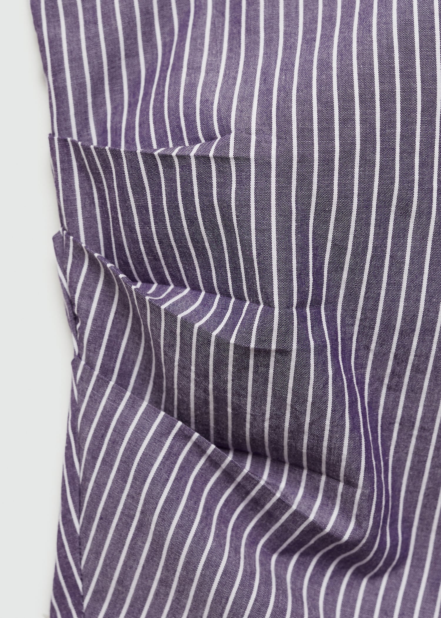 Asymmetrical striped blouse - Details of the article 8