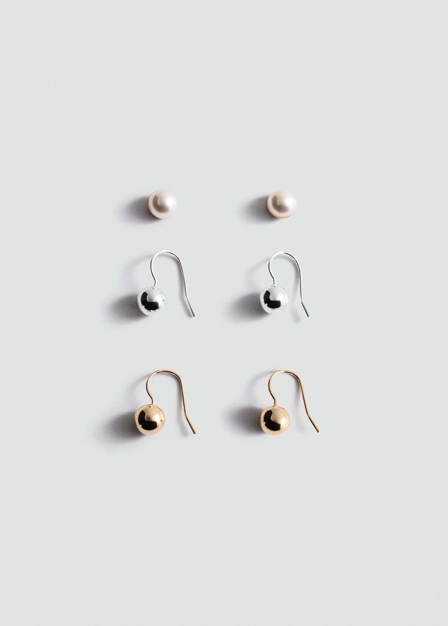 Lot boucles d’oreilles combinées - Article sans modèle