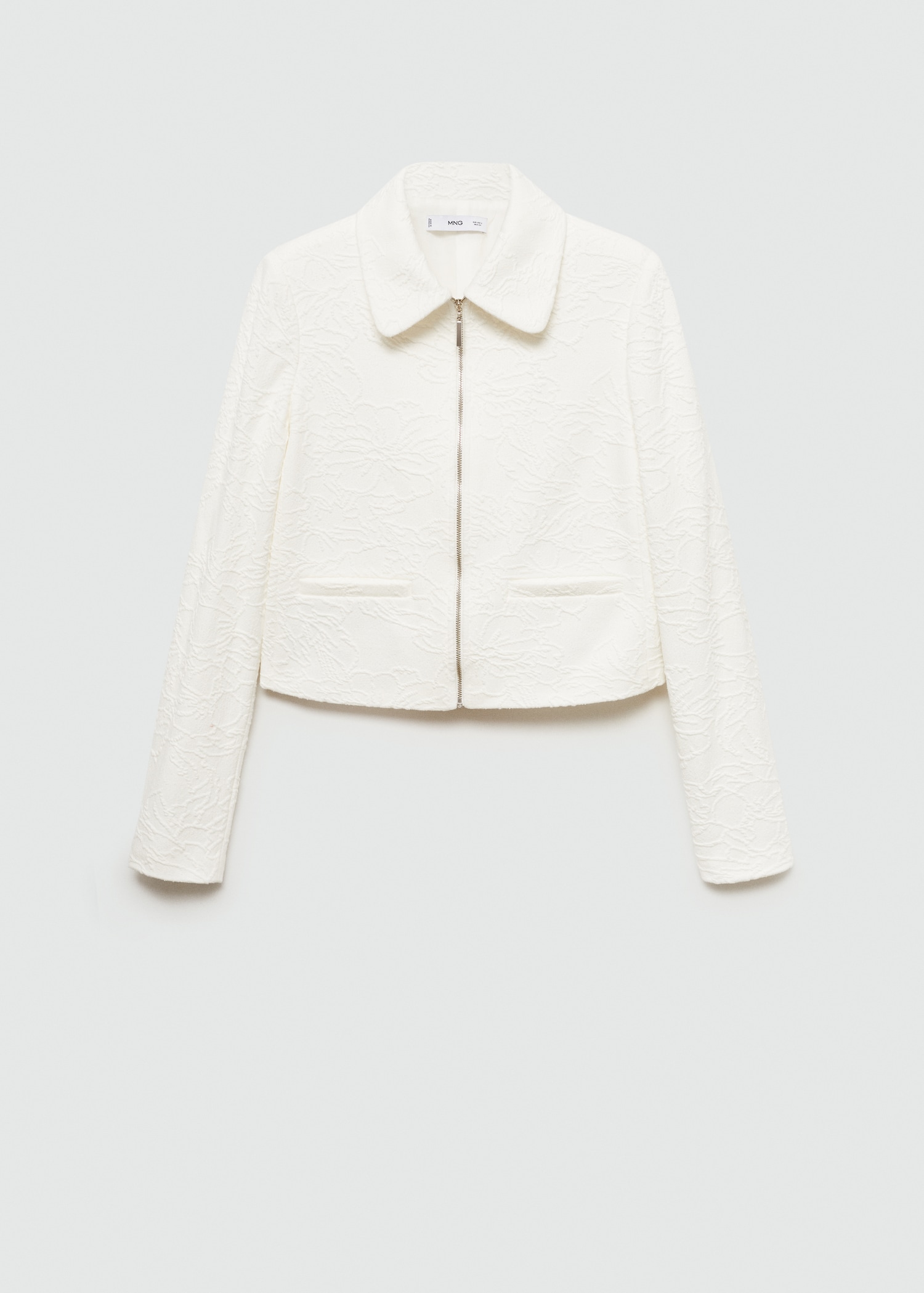 Veste texturée coton - Article sans modèle