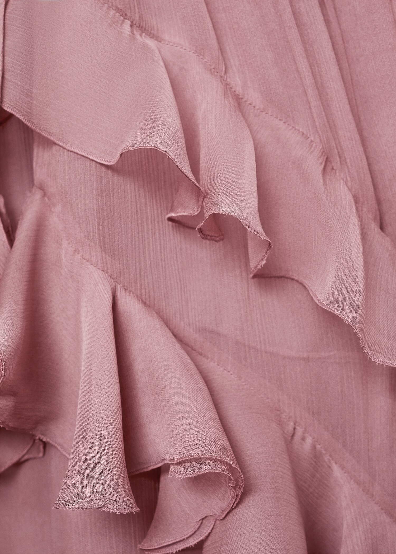 Robe gaze semi-transparente volants - Détail de l'article 0
