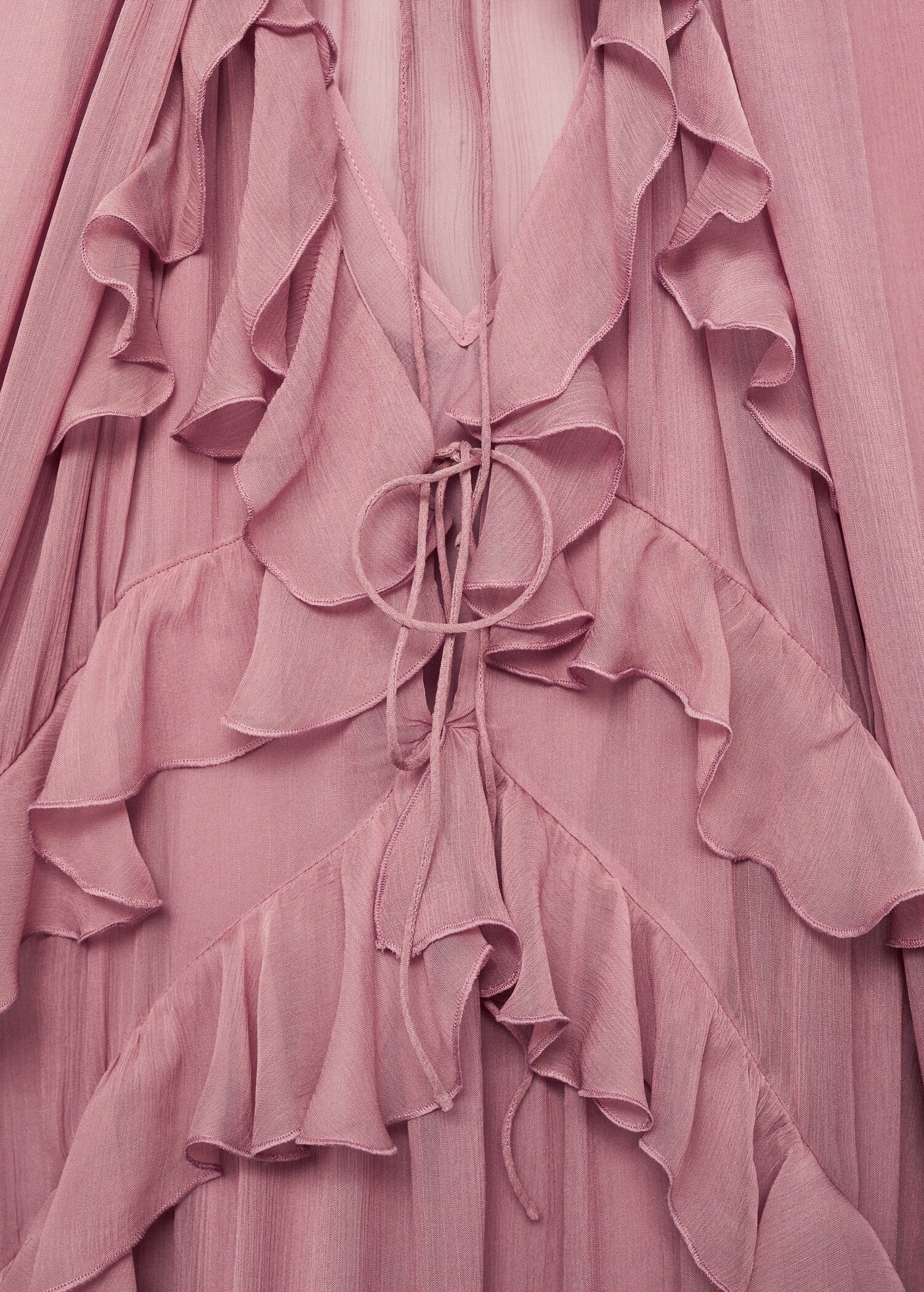 Robe gaze semi-transparente volants - Détail de l'article 8