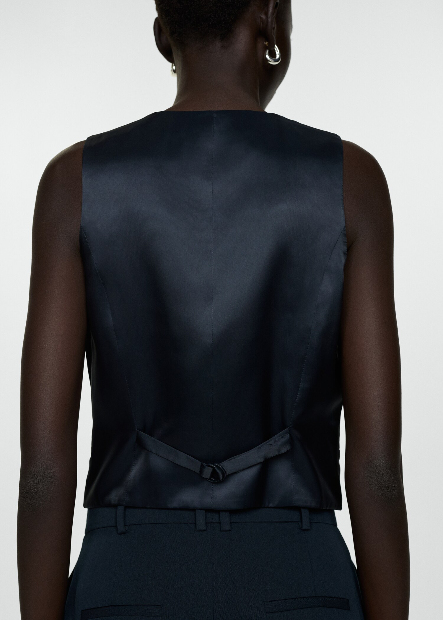Suit waistcoat with buttons - Reverse of the article