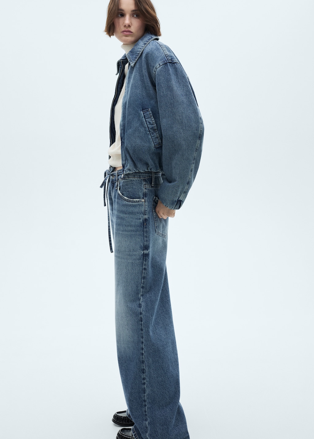 Blouson jean poches