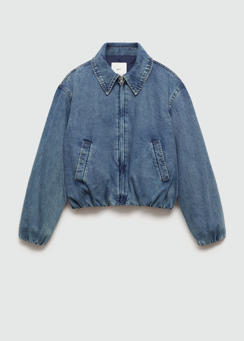 Pocketed denim jacket Women MANGO Pakistan