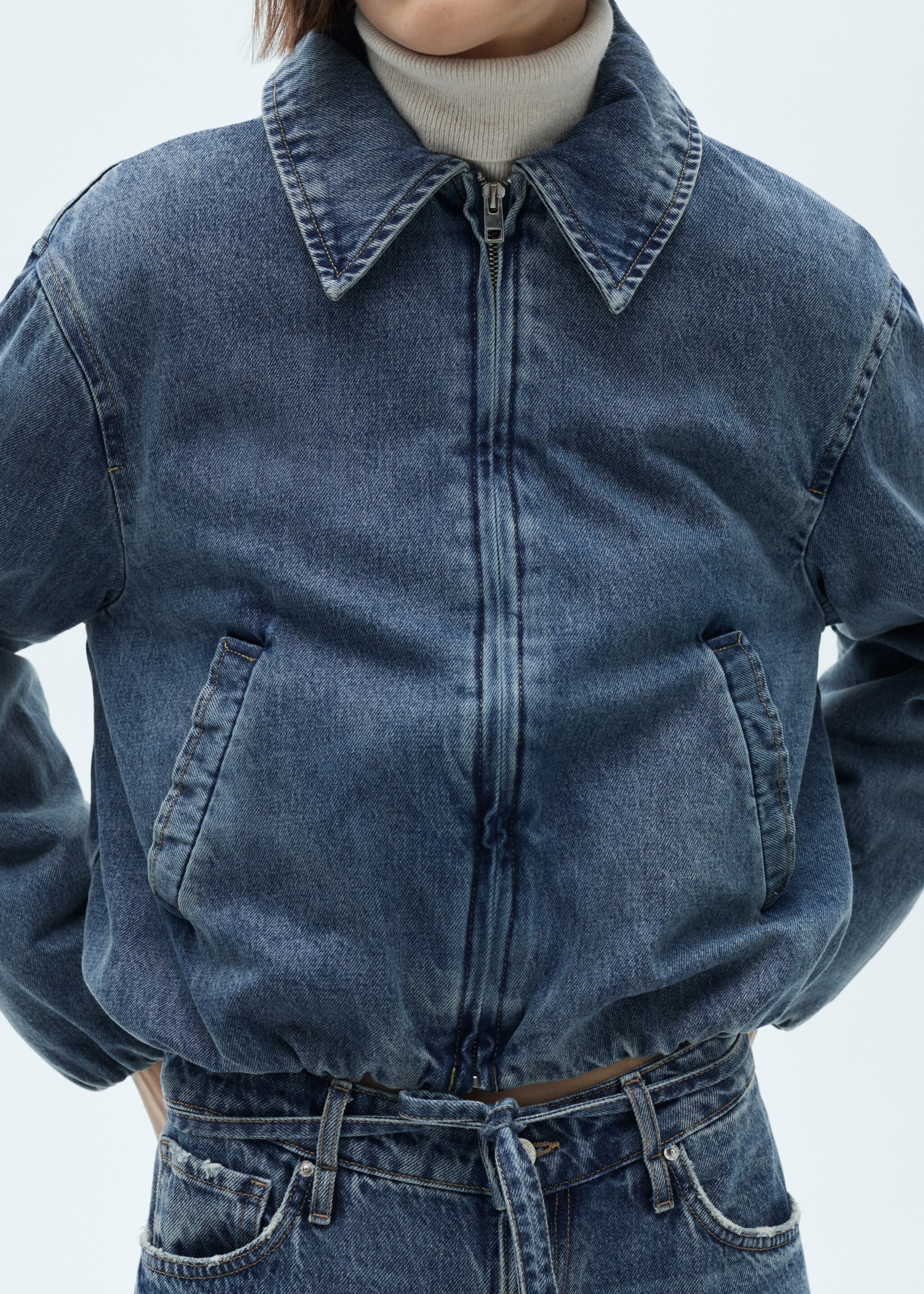 Blouson jean poches - Détail de l'article 6
