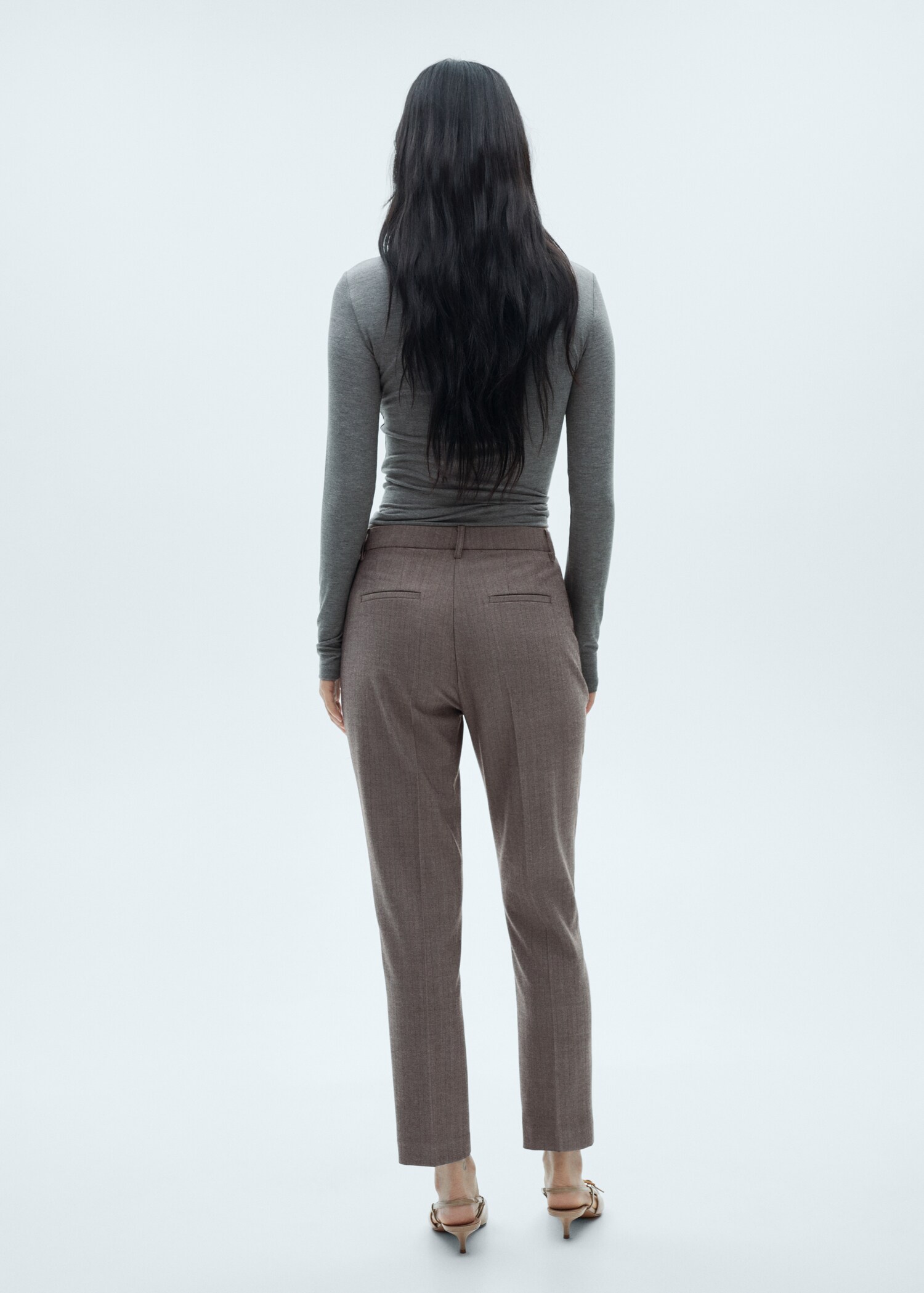 Pantalón skinny tiro medio - Reverso del artículo