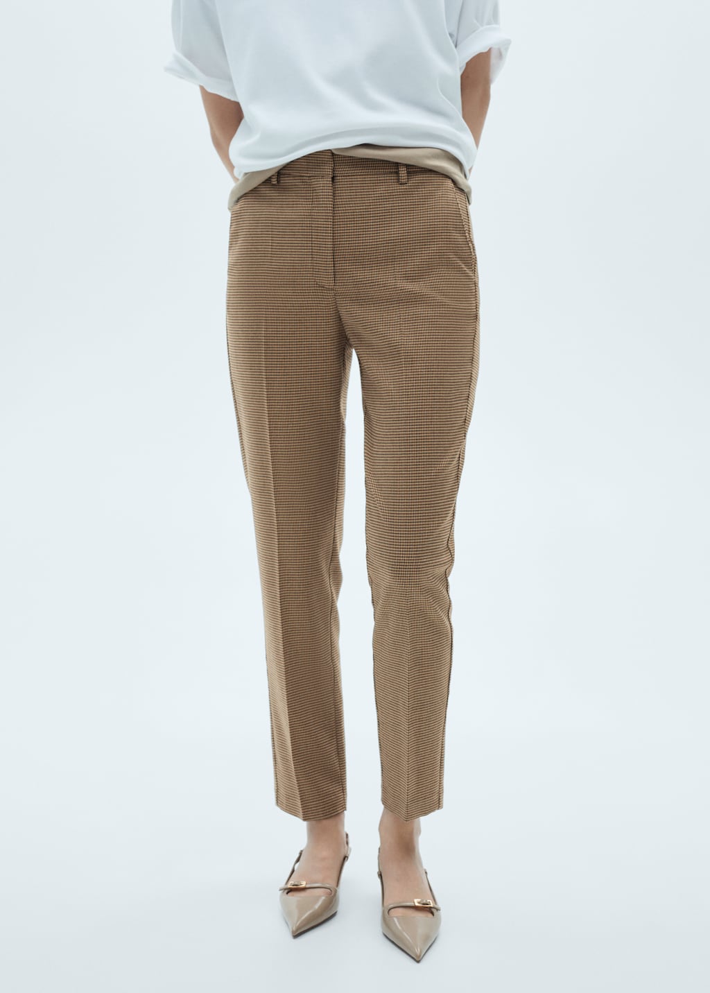 Mango Skinny Hose mit mittelhohem Bund