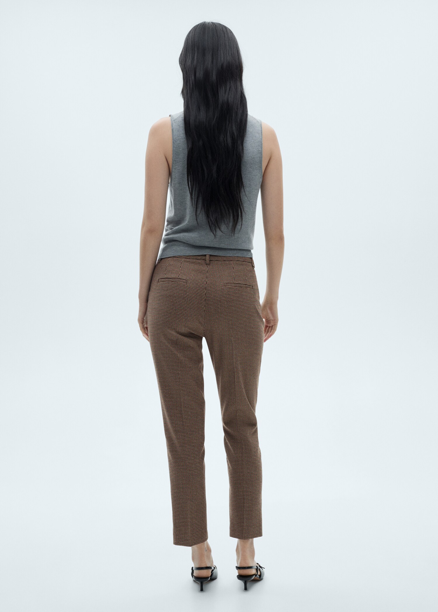 Pantalón skinny tiro medio - Reverso del artículo