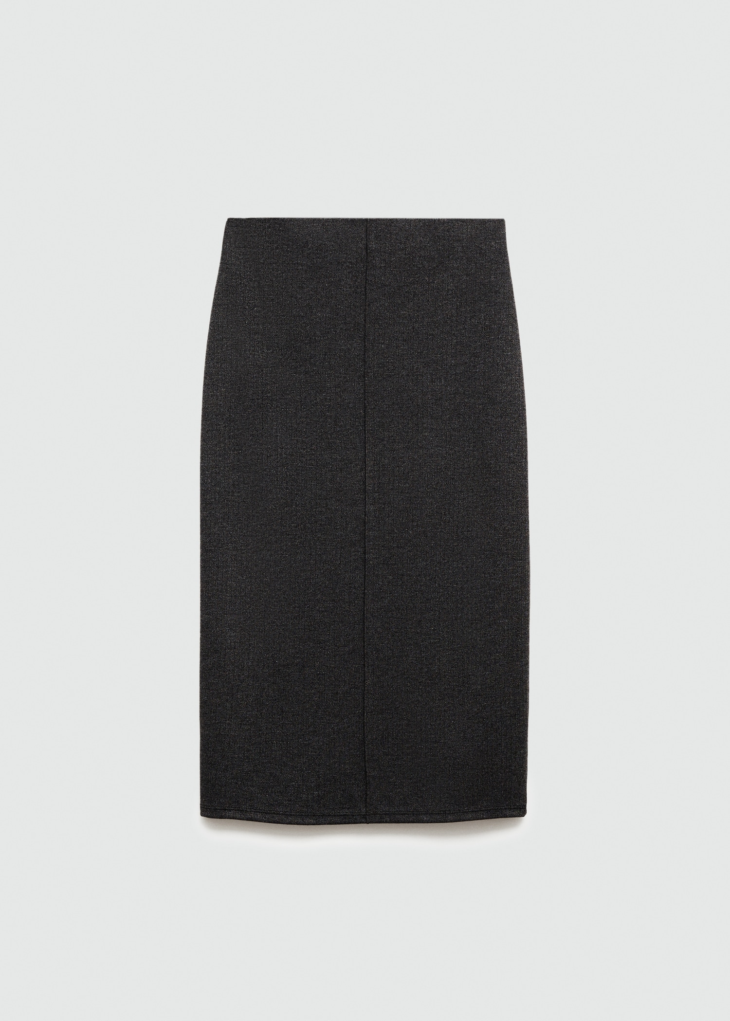 Ribbed midi skirt - Article without model