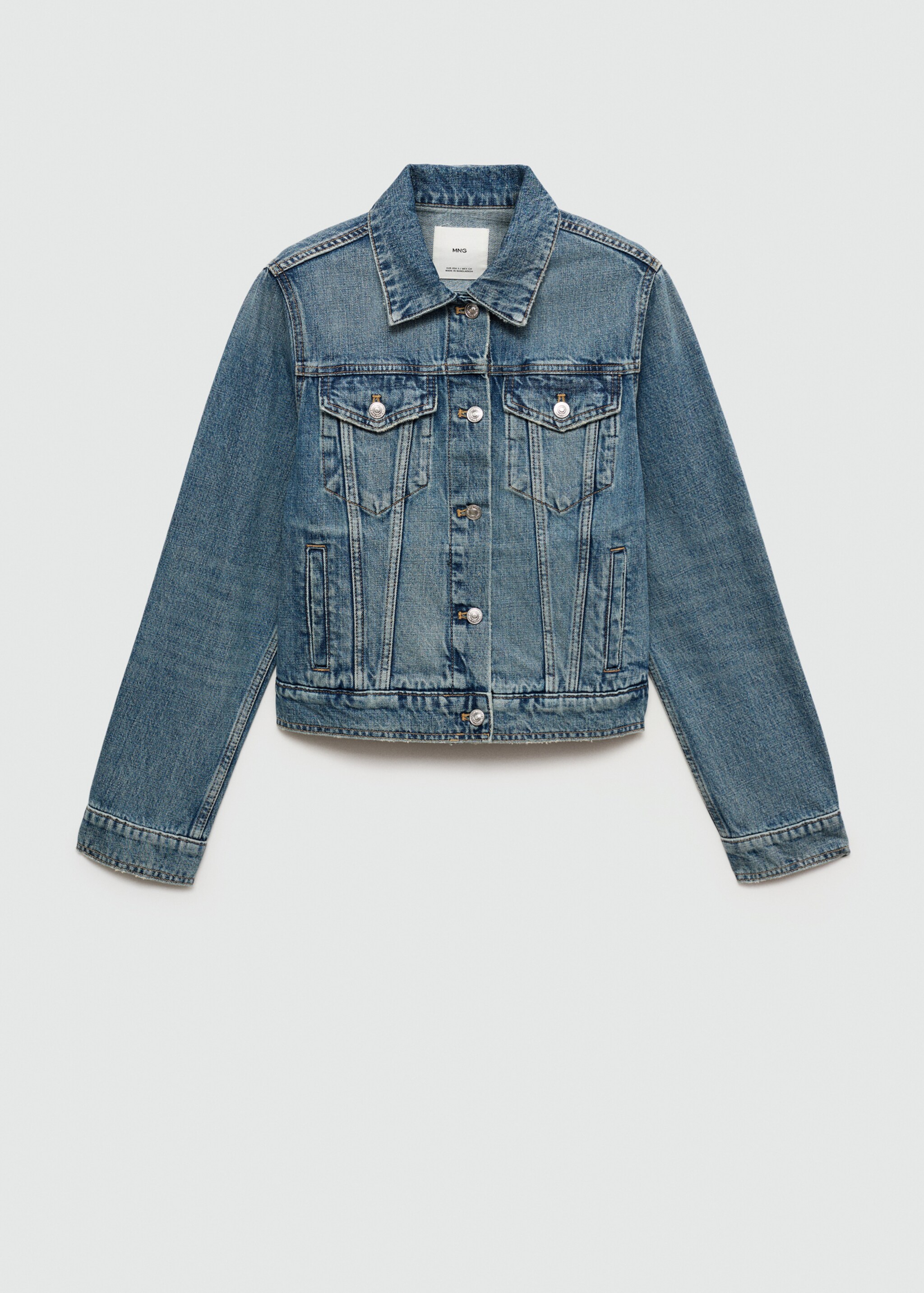 Pocketed denim jacket - Article without model