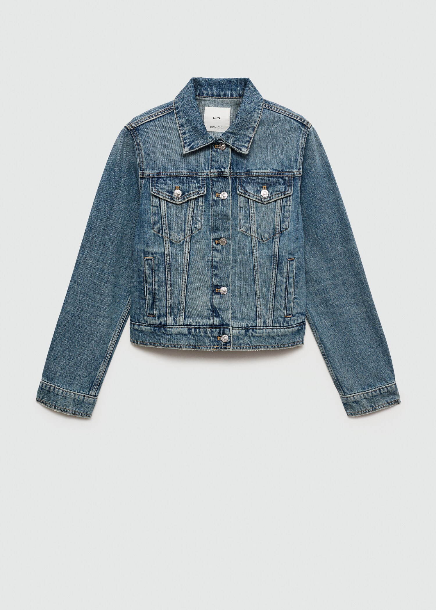 Pocketed denim jacket - Article without model