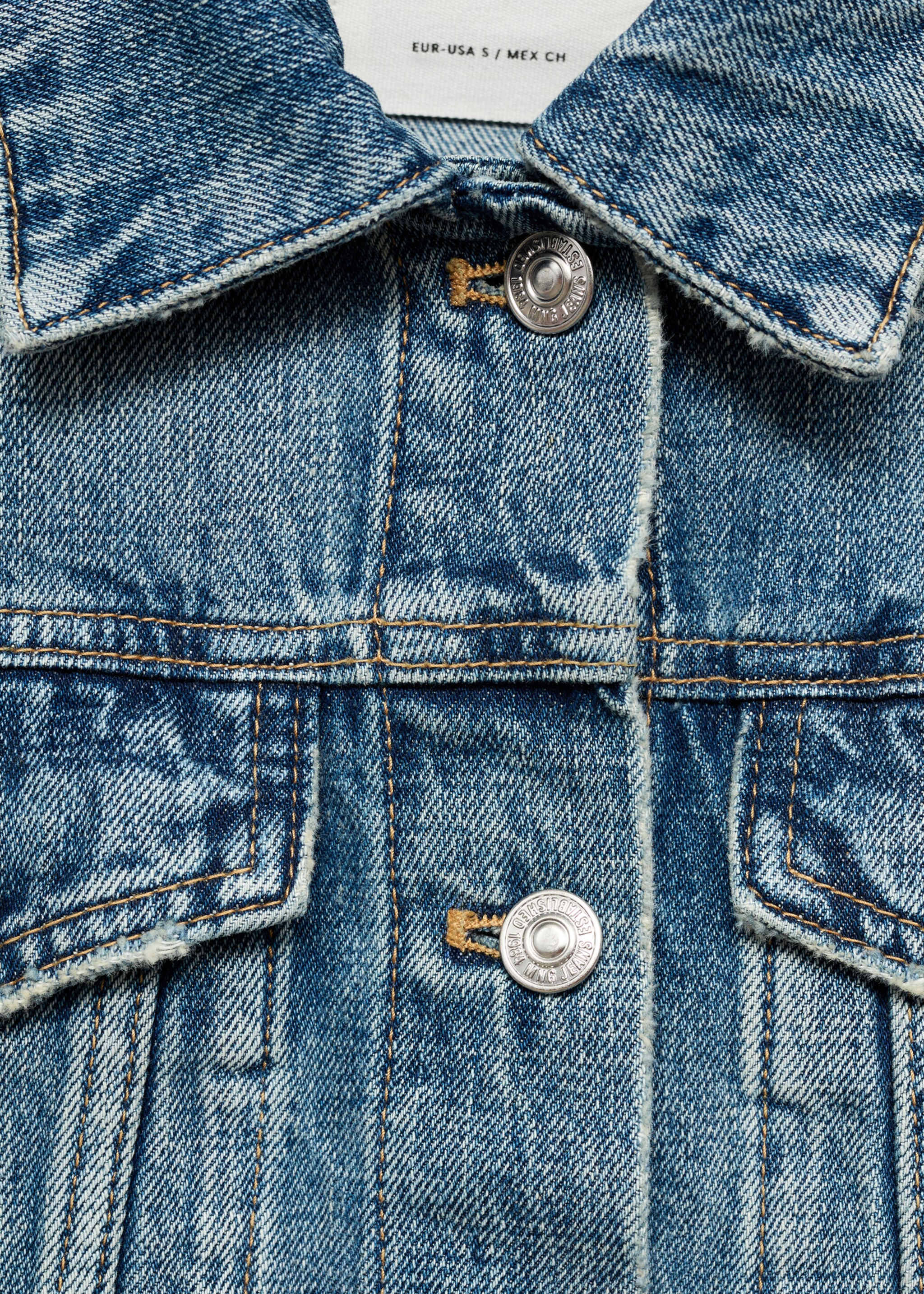 Pocketed denim jacket - Details of the article 0