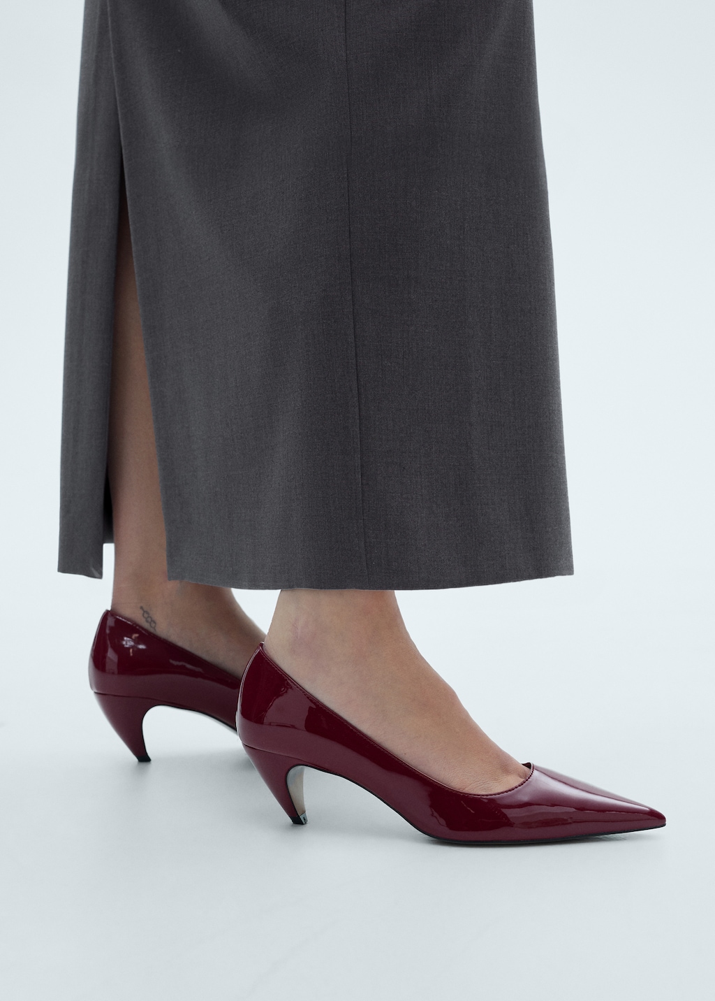 Long pencil skirt with opening - Women | MANGO USA Long pencil skirt with opening - Women | MANGO USA