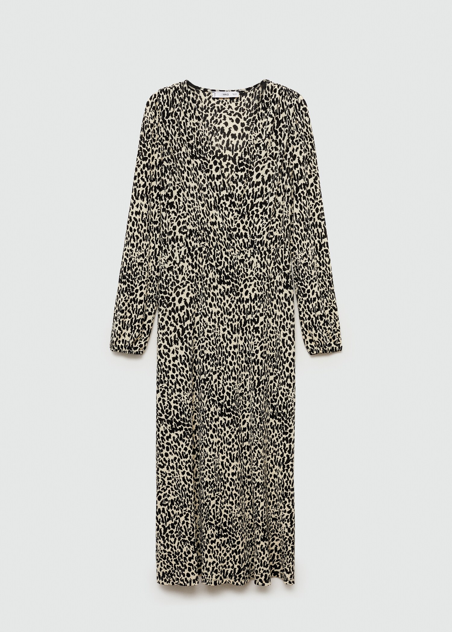 Leopard-print long dress - Article without model