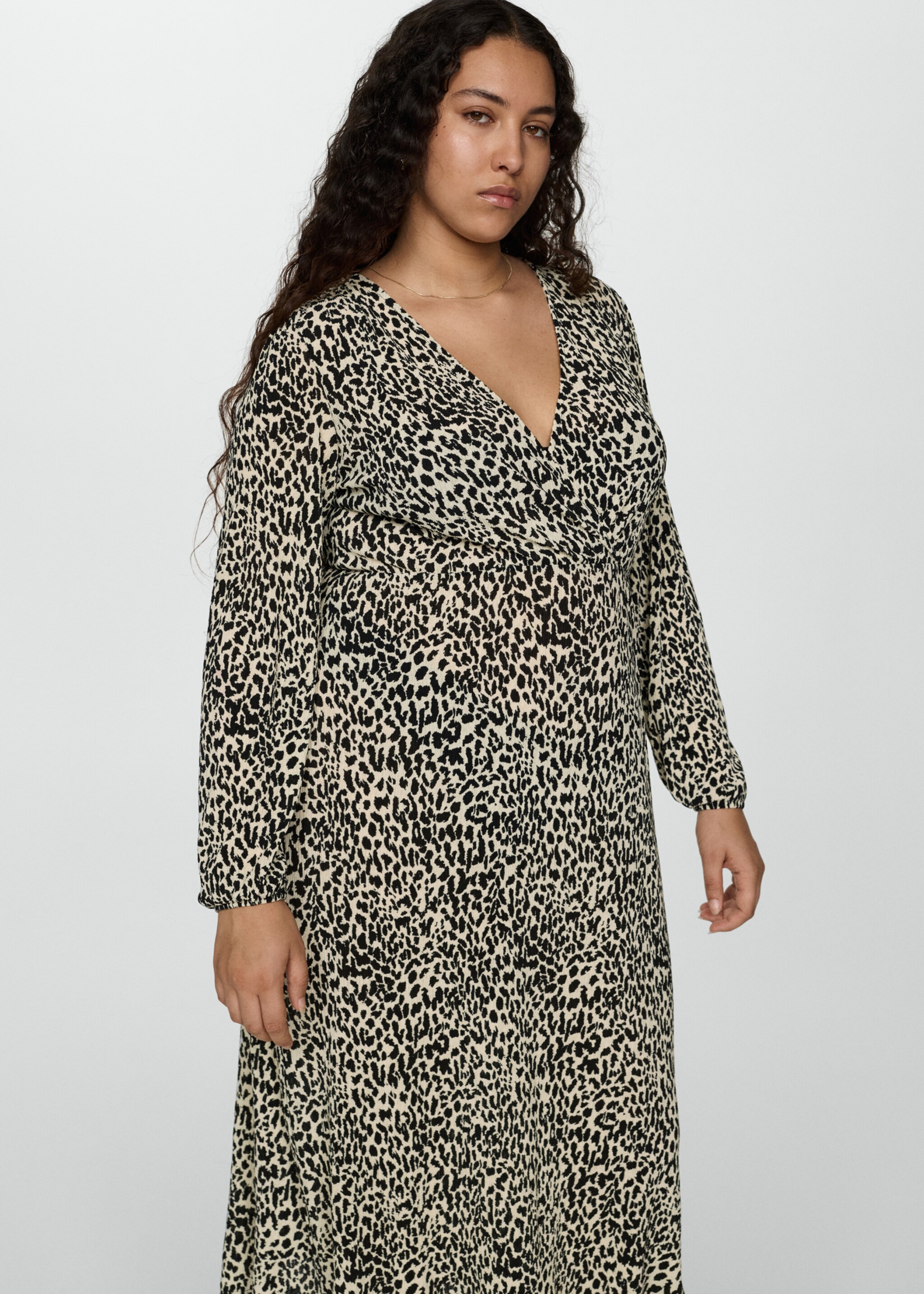 Leopard print long dress - Details of the article 5