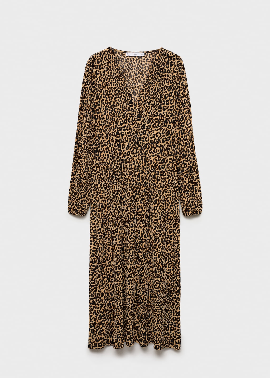 Leopard print long dress Femme MANGO France metropolitaine
