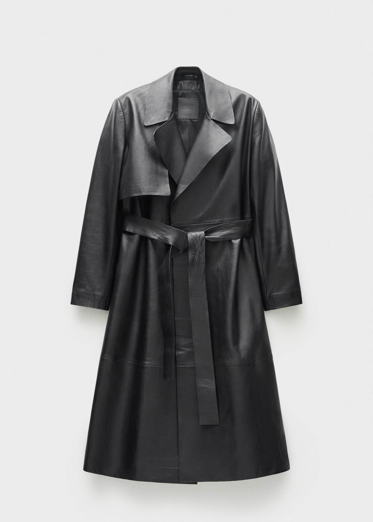 Trench cuir ceinture - Article sans modèle