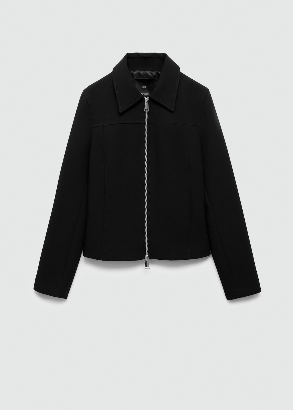 Jacket with double zip - Women | MANGO Japan Jacket with double zip - Women | MANGO Japan