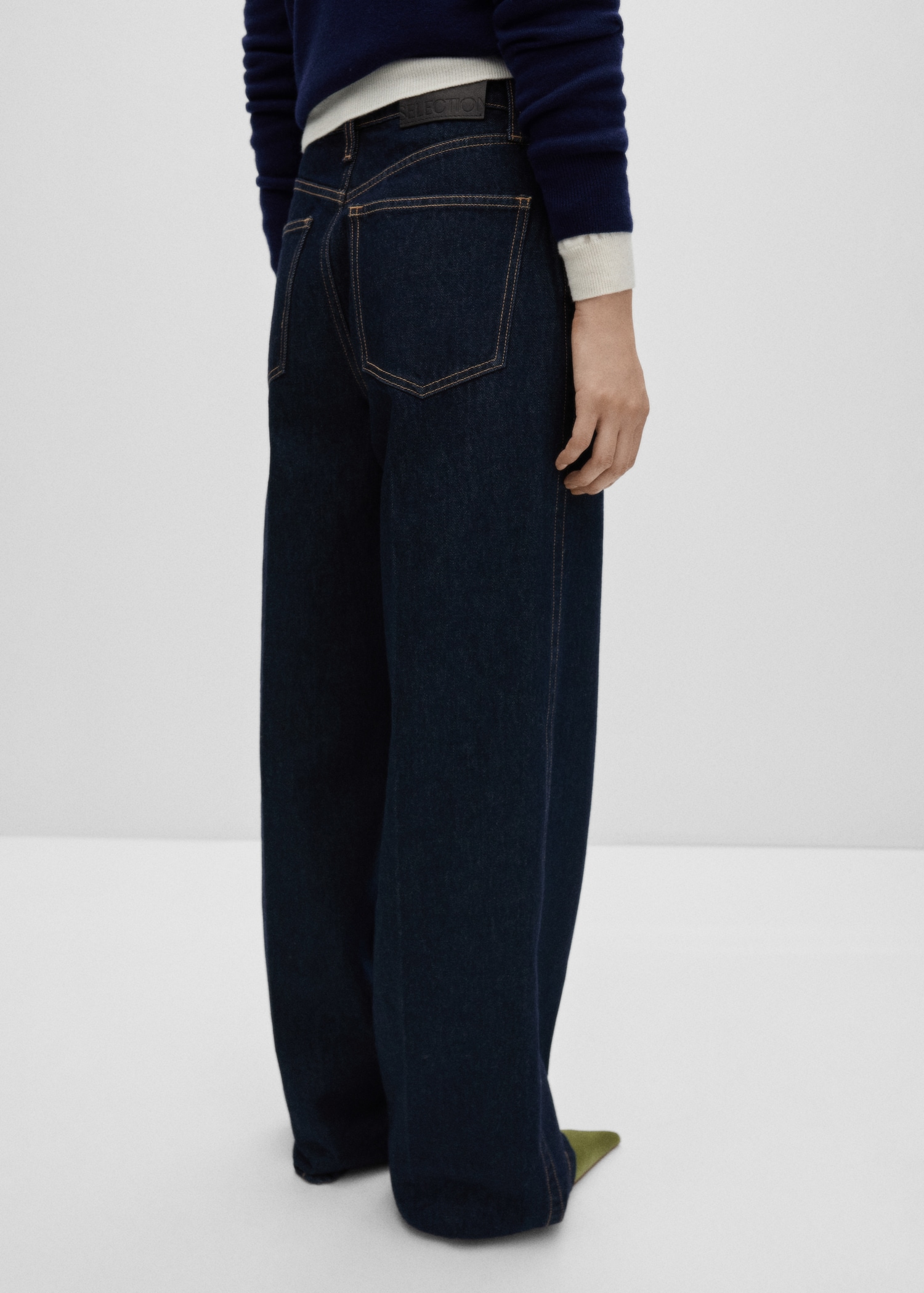Wideleg rinse-wash jeans - Details of the article 2