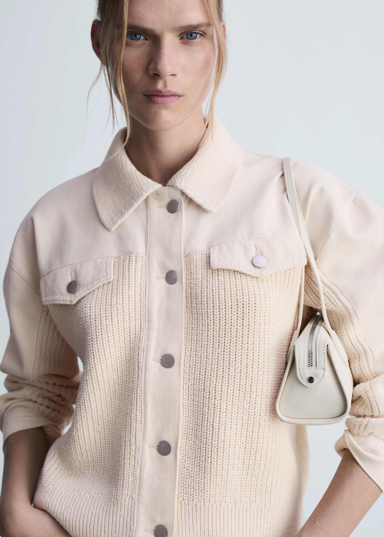 Gecombineerd tricot jack - Middenvlak