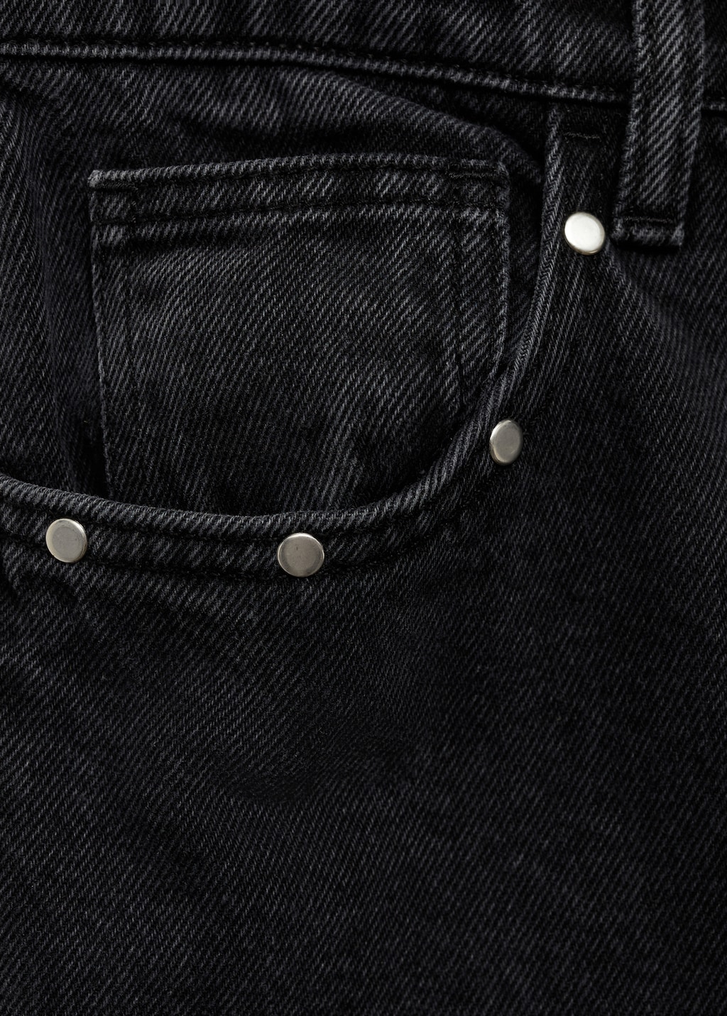 Mango Straight-fit jeans with studs thumbnail