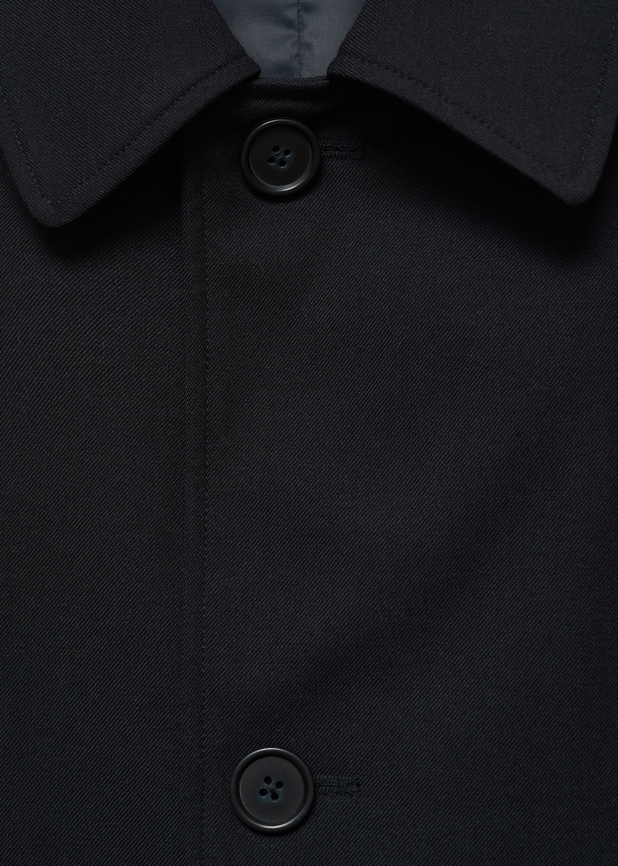 Oversized comfort stretch trench coat - Details of the article 8