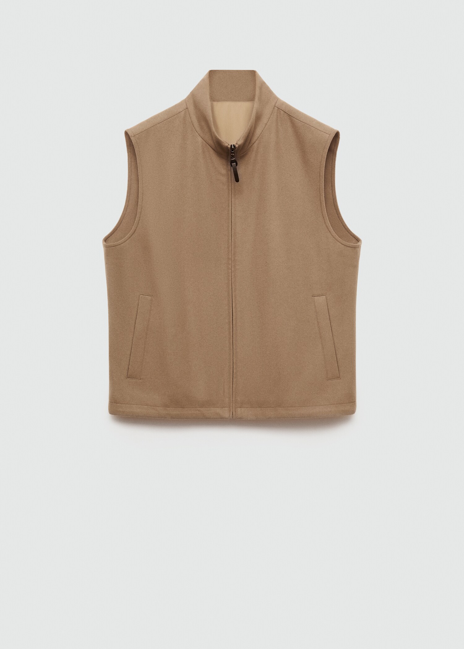 Wool-blend gilet with pockets - Article without model