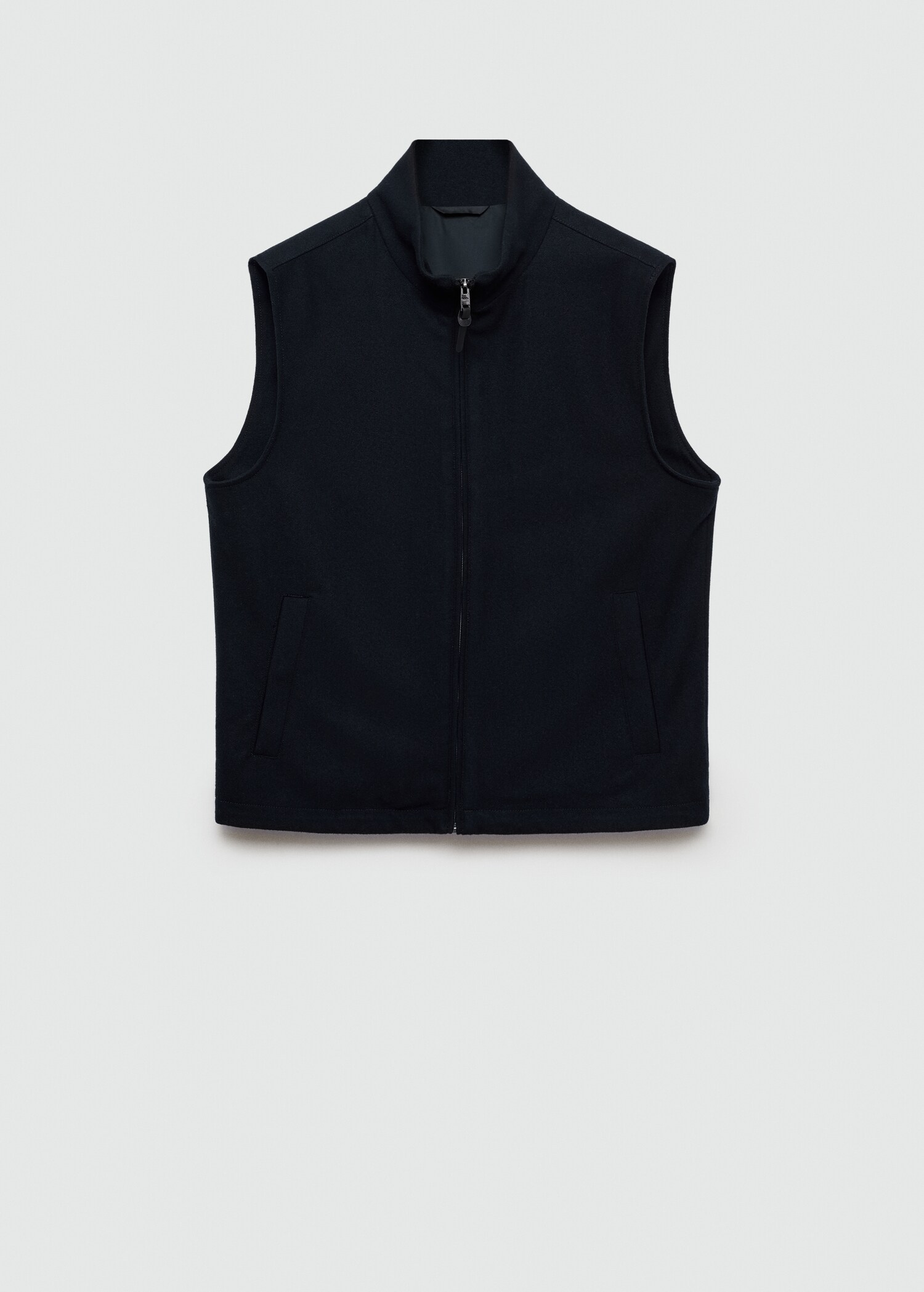 Wool-blend gilet with pockets - Article without model