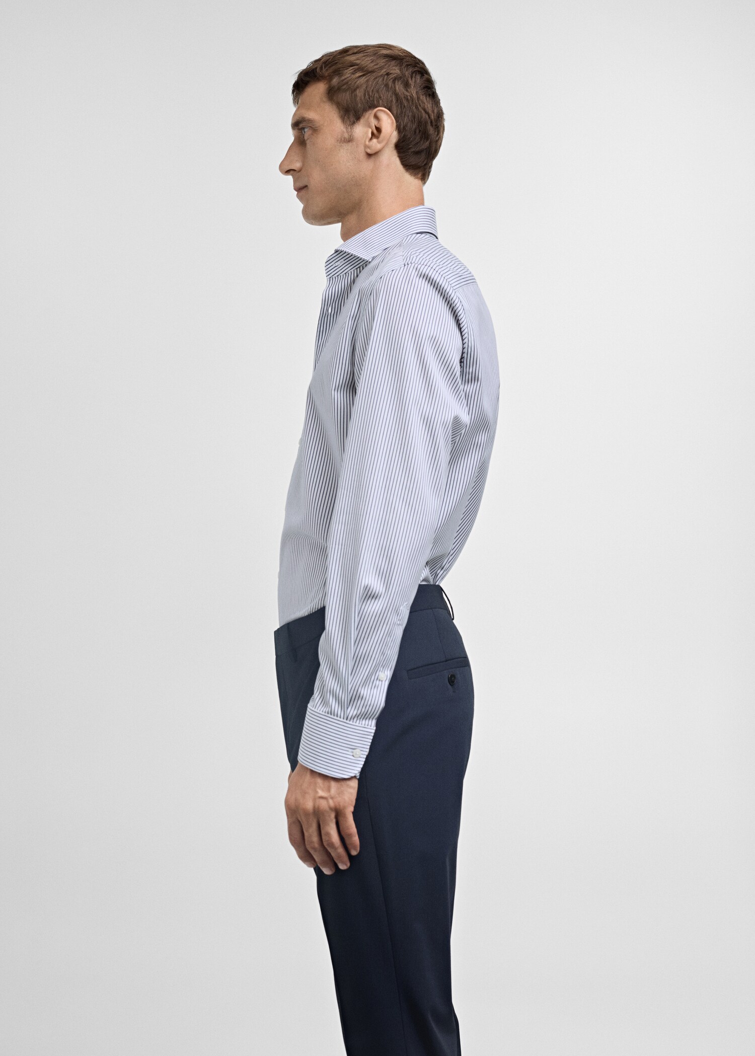 100% cotton slim fit shirt - Details of the article 2