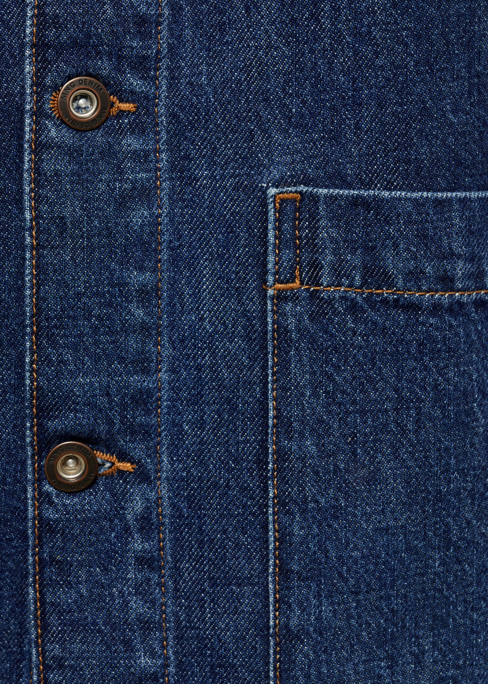 Sobrecamisa vaquera relaxed fit - Detalle del artículo 0