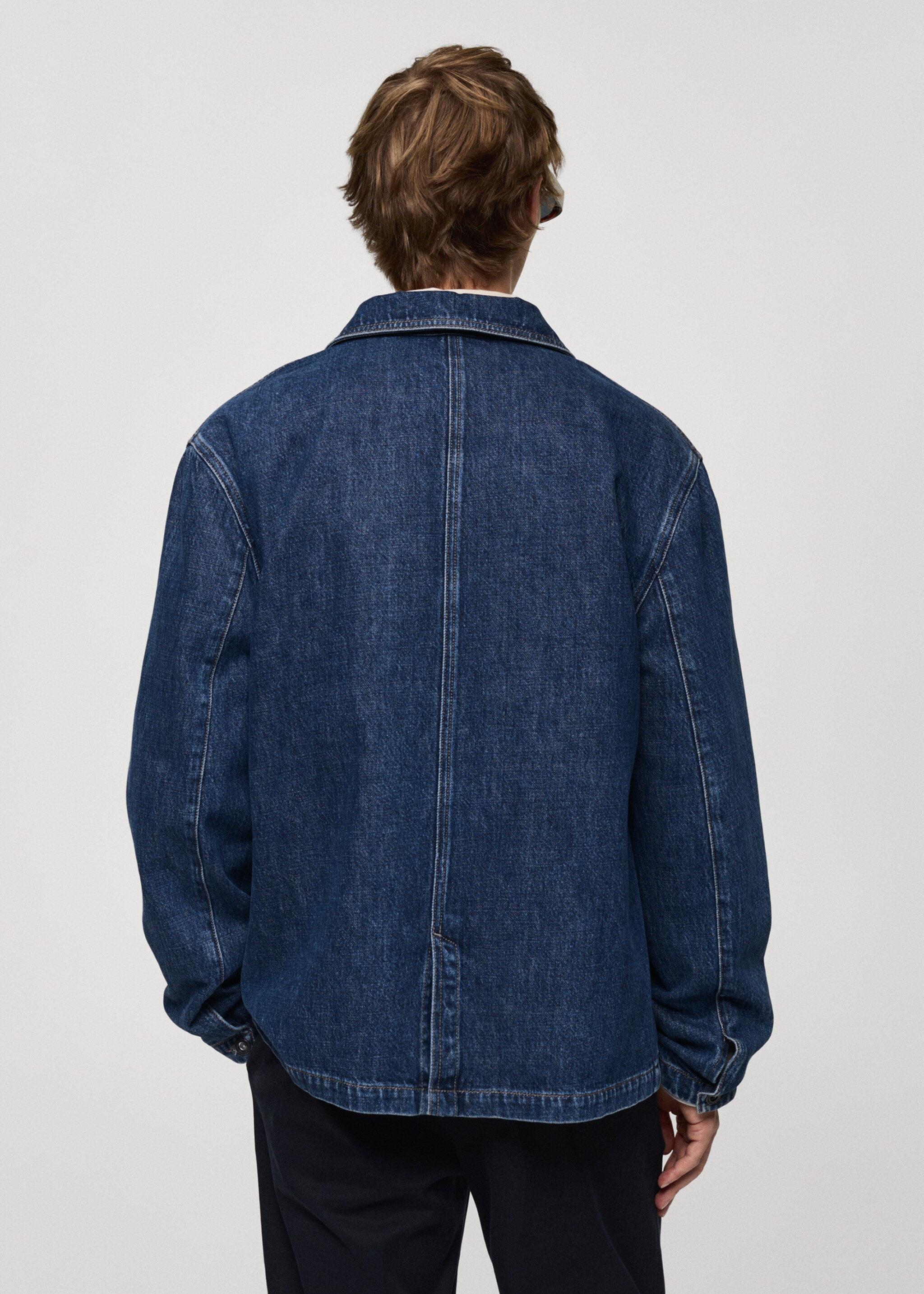 Sobrecamisa vaquera relaxed fit - Reverso del artículo