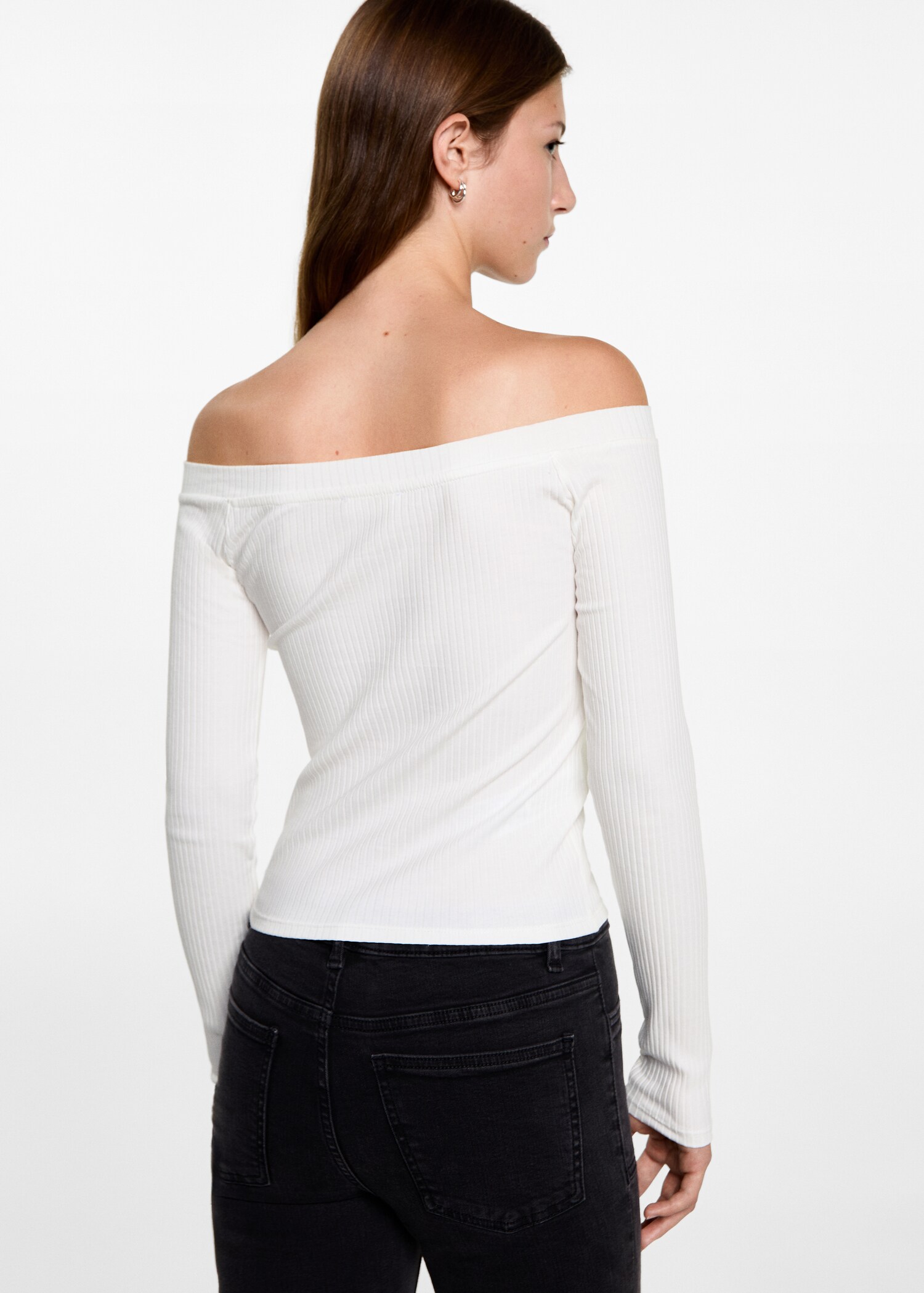 T-shirt épaules dénudées - Verso de l’article