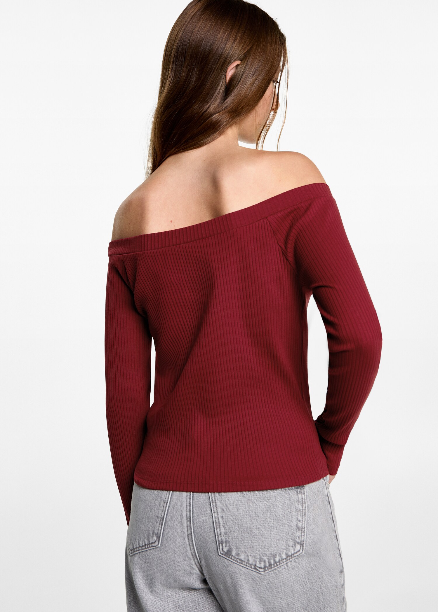 T-shirt épaules dénudées - Verso de l’article