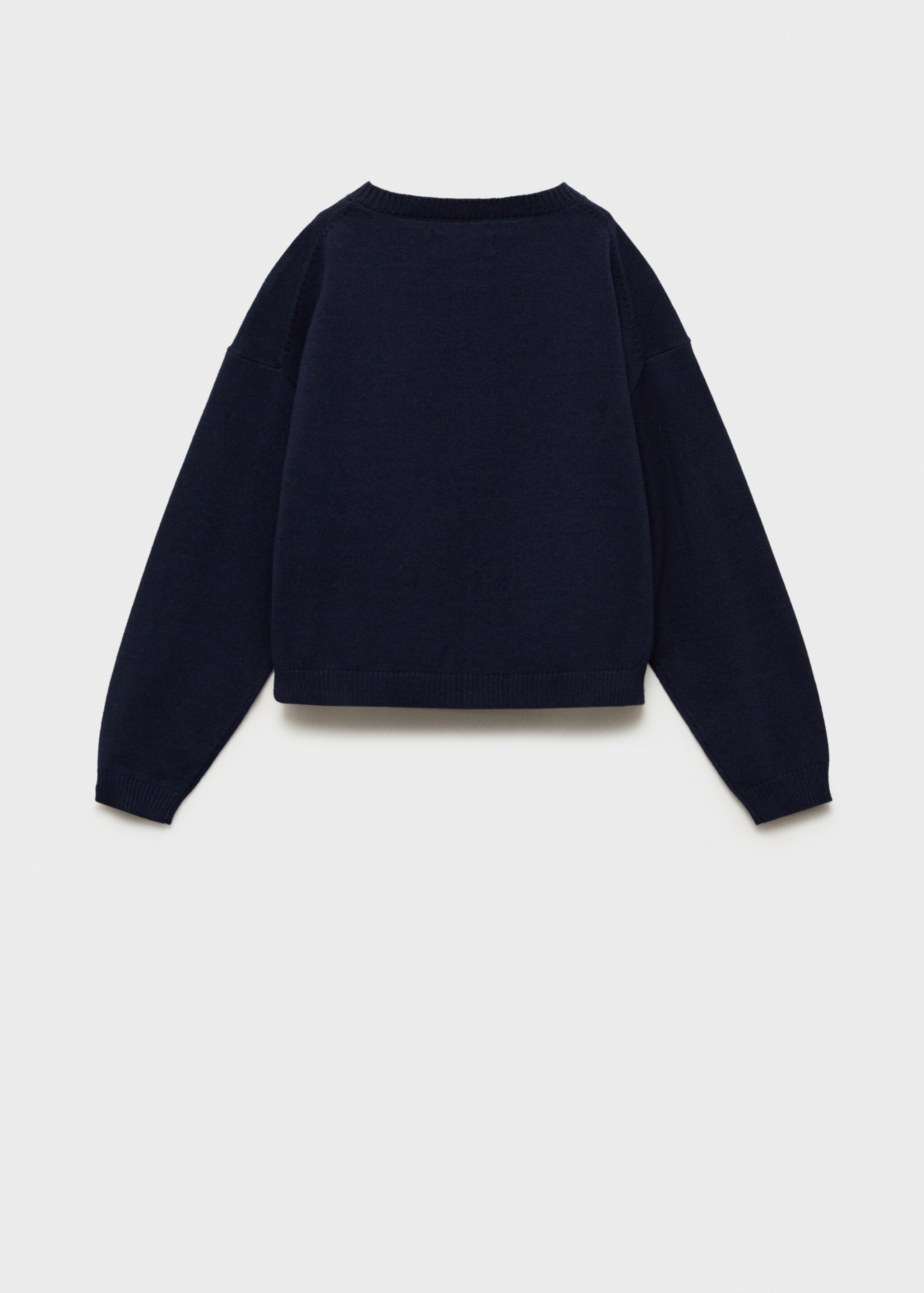 Cotton-blend cardigan - Reverse of the article