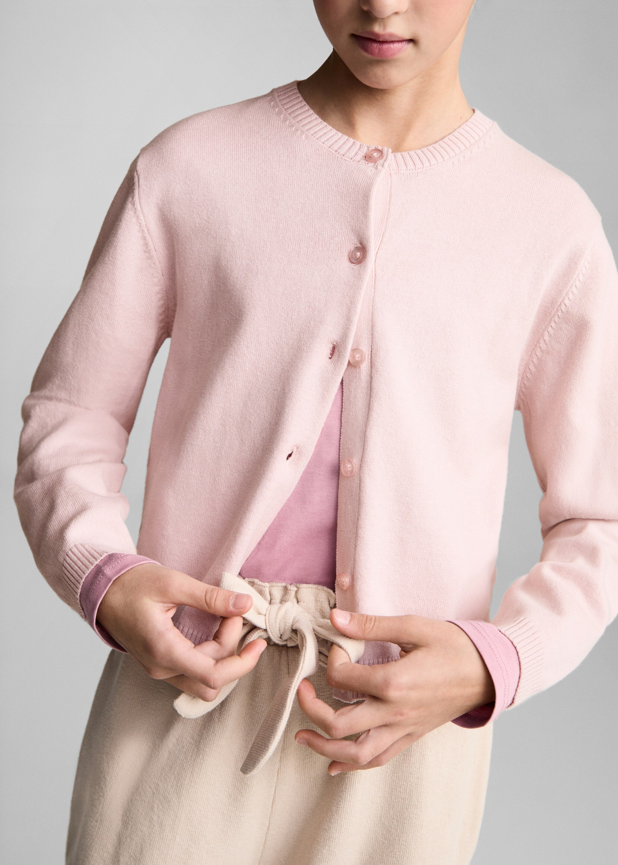 Cotton-blend cardigan - Details of the article 6