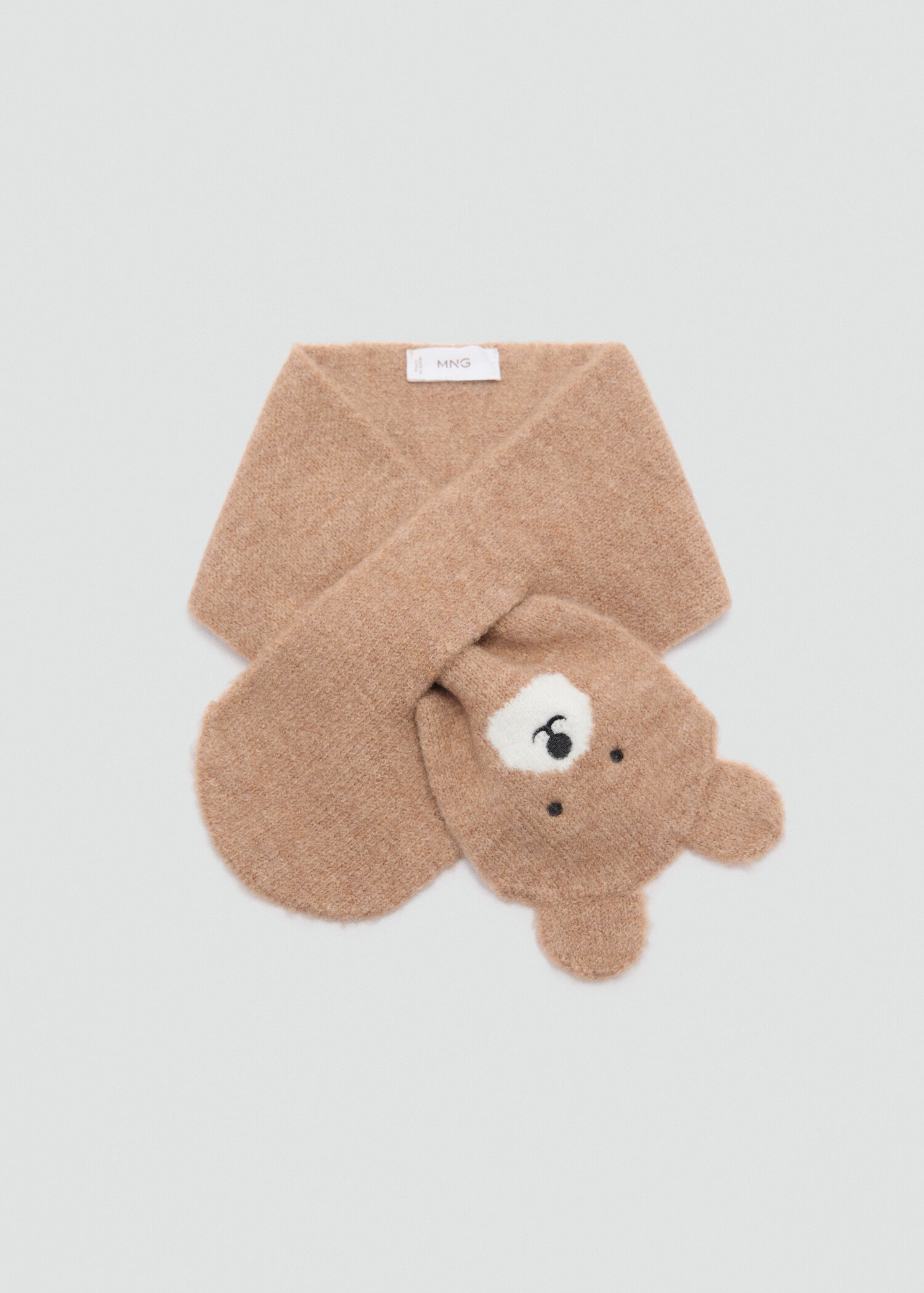 Bear knitted scarf - Article without model