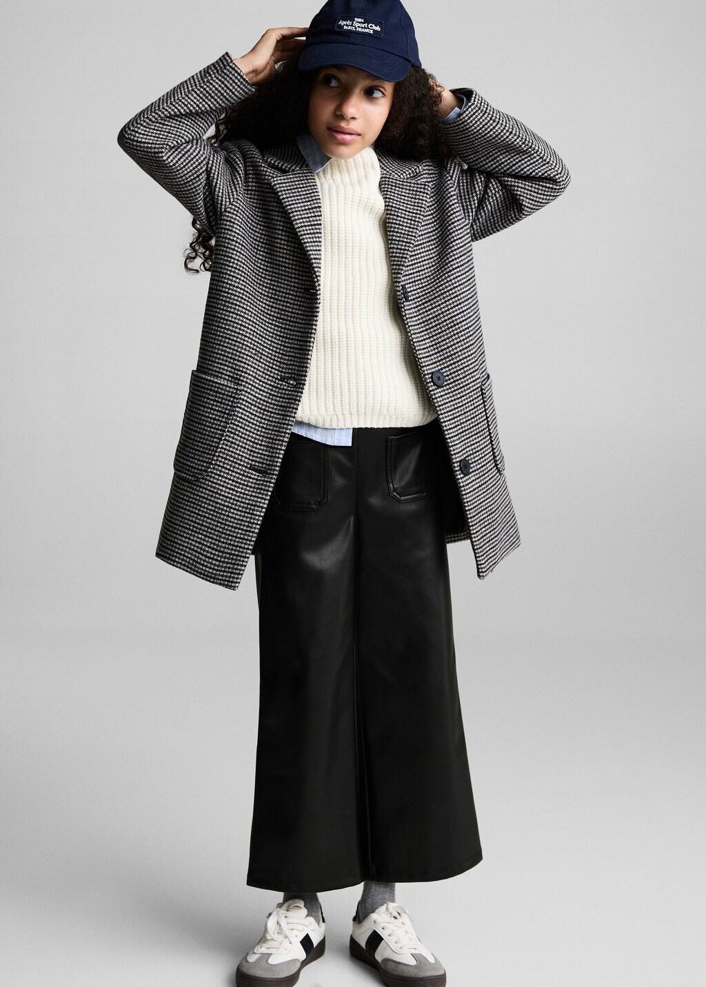 Mango pantaloni pelle best sale