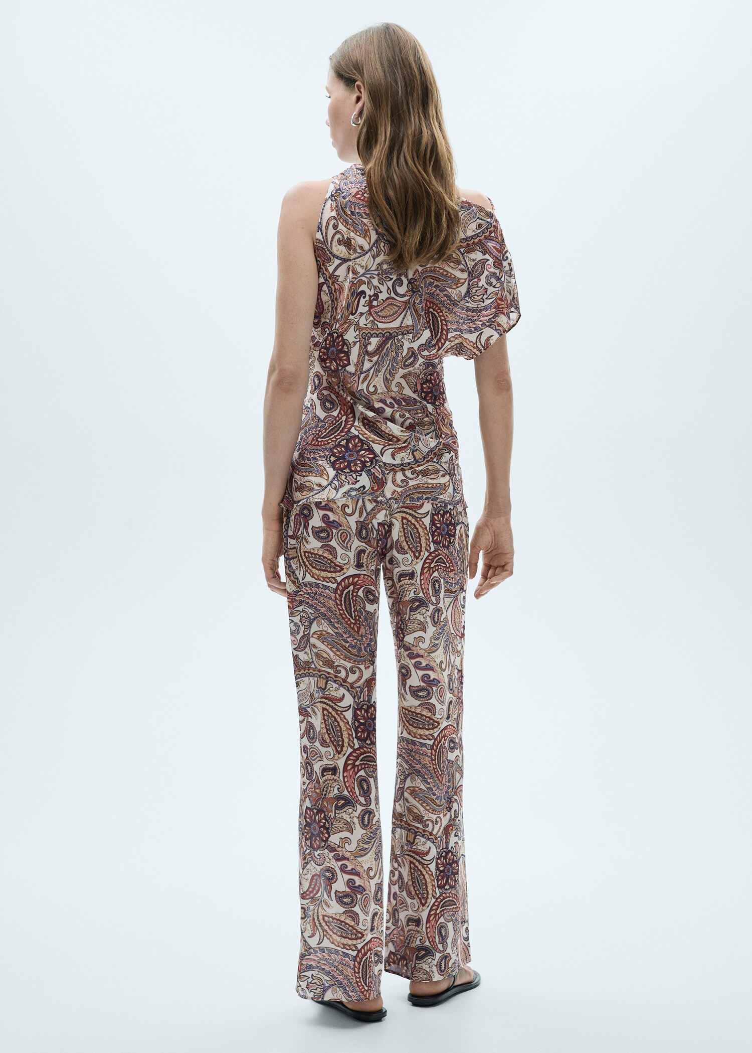 Pantalon fluide imprimé - Verso de l’article