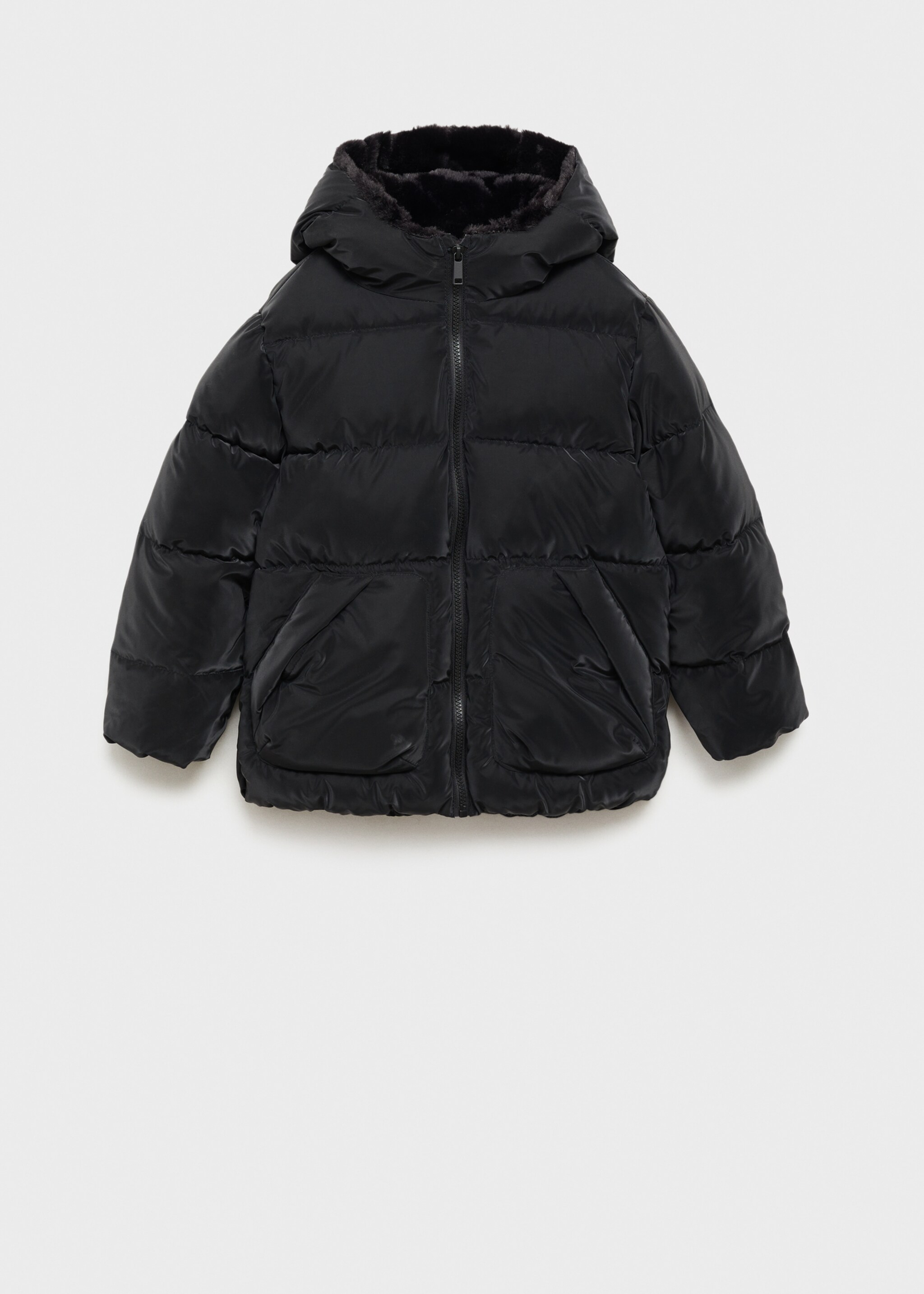 Anorak acolchado capucha pelo - Artículo sin modelo