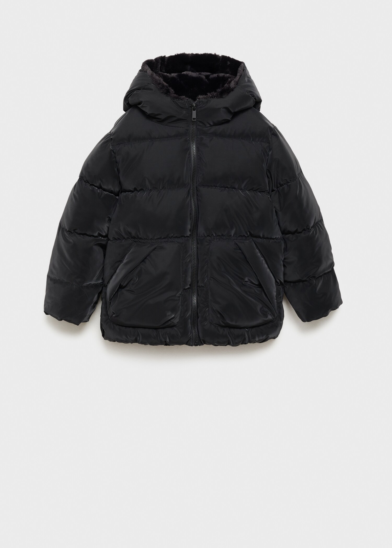 Anorak acolchado capucha pelo - Artículo sin modelo
