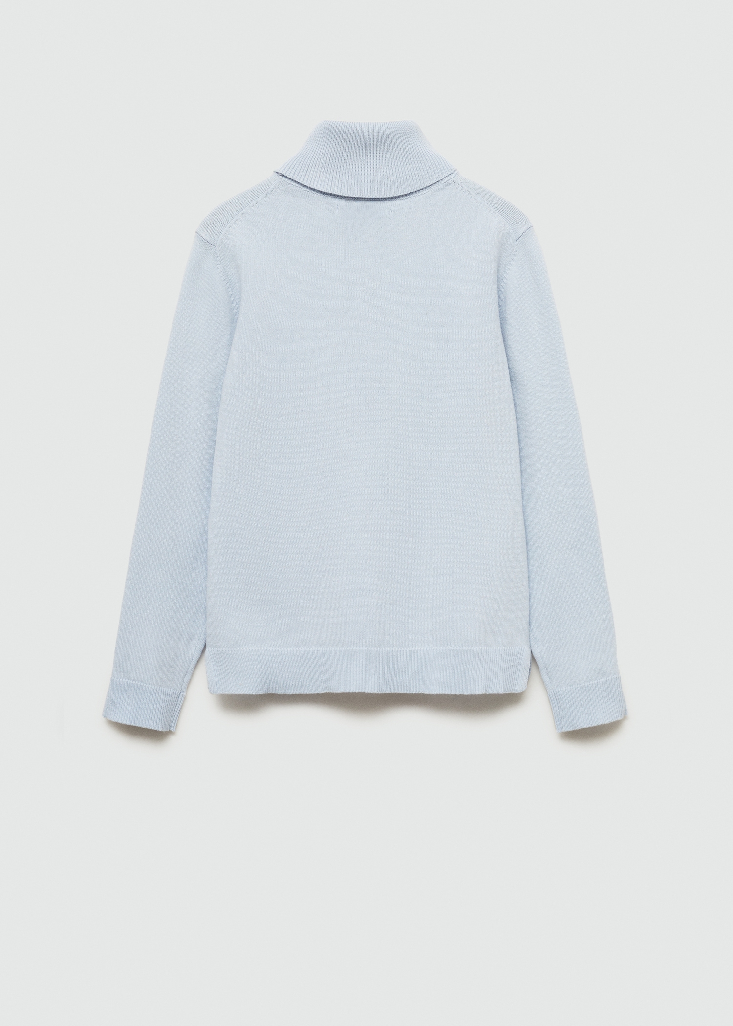 Turtleneck knitted sweater - Reverse of the article