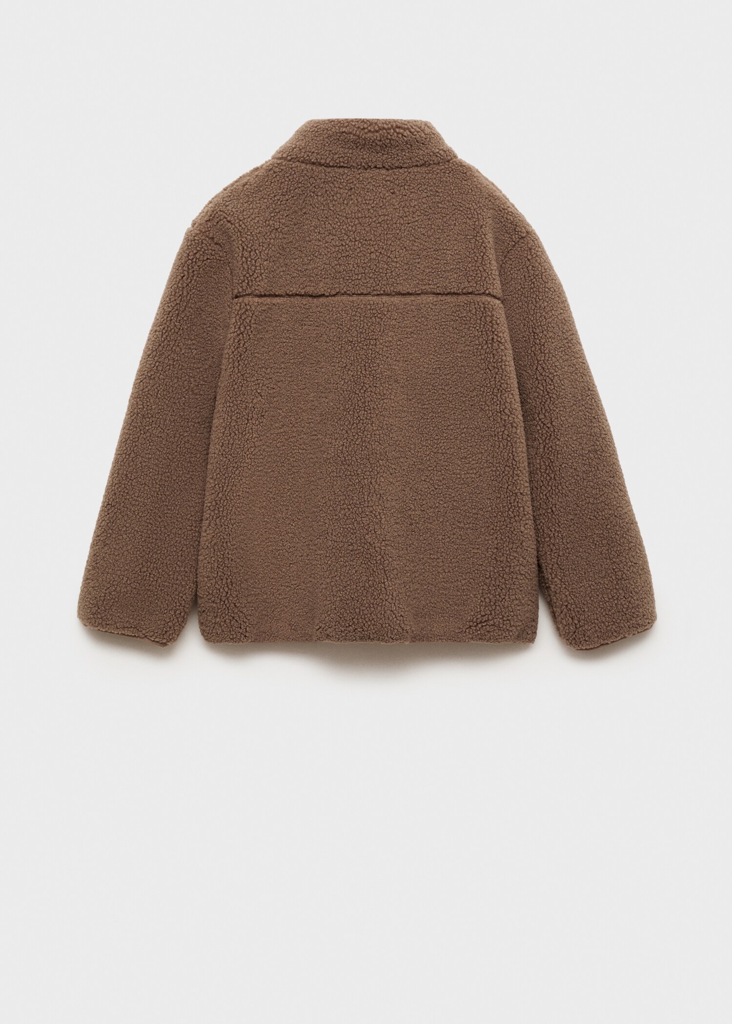 Shearling-lined leather jacket - Reverse of the article