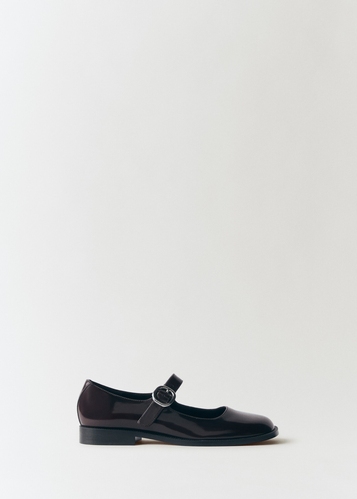 Buckle leather ballerina - Article without model