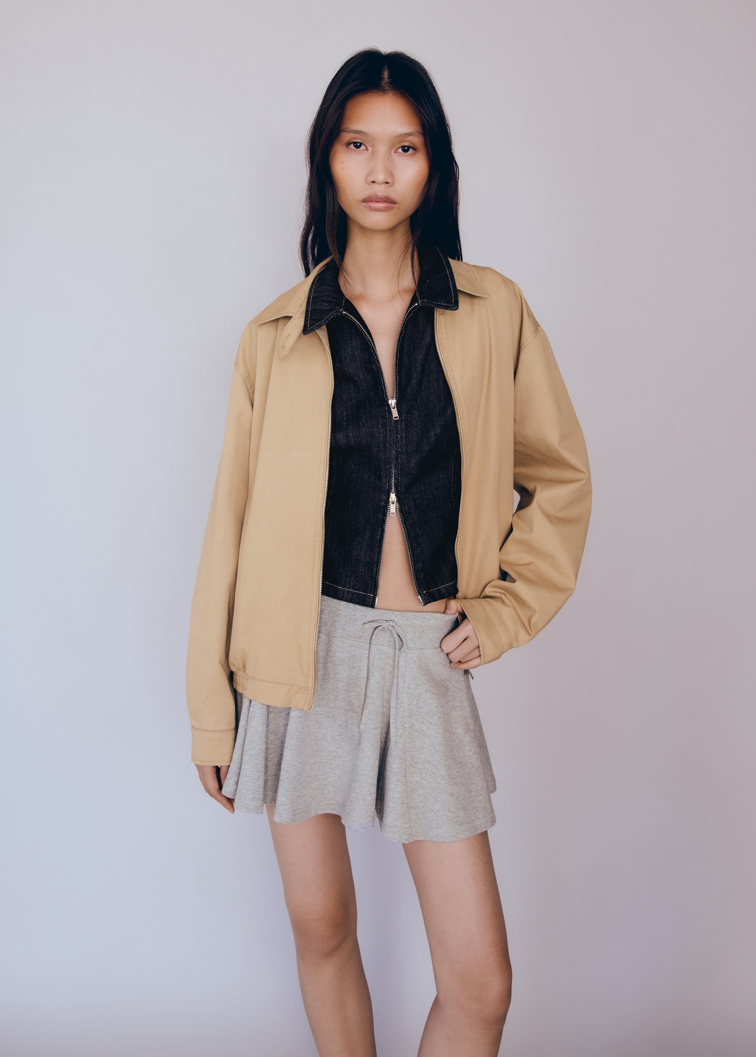 Short skirt with bow - Women | MANGO Iran