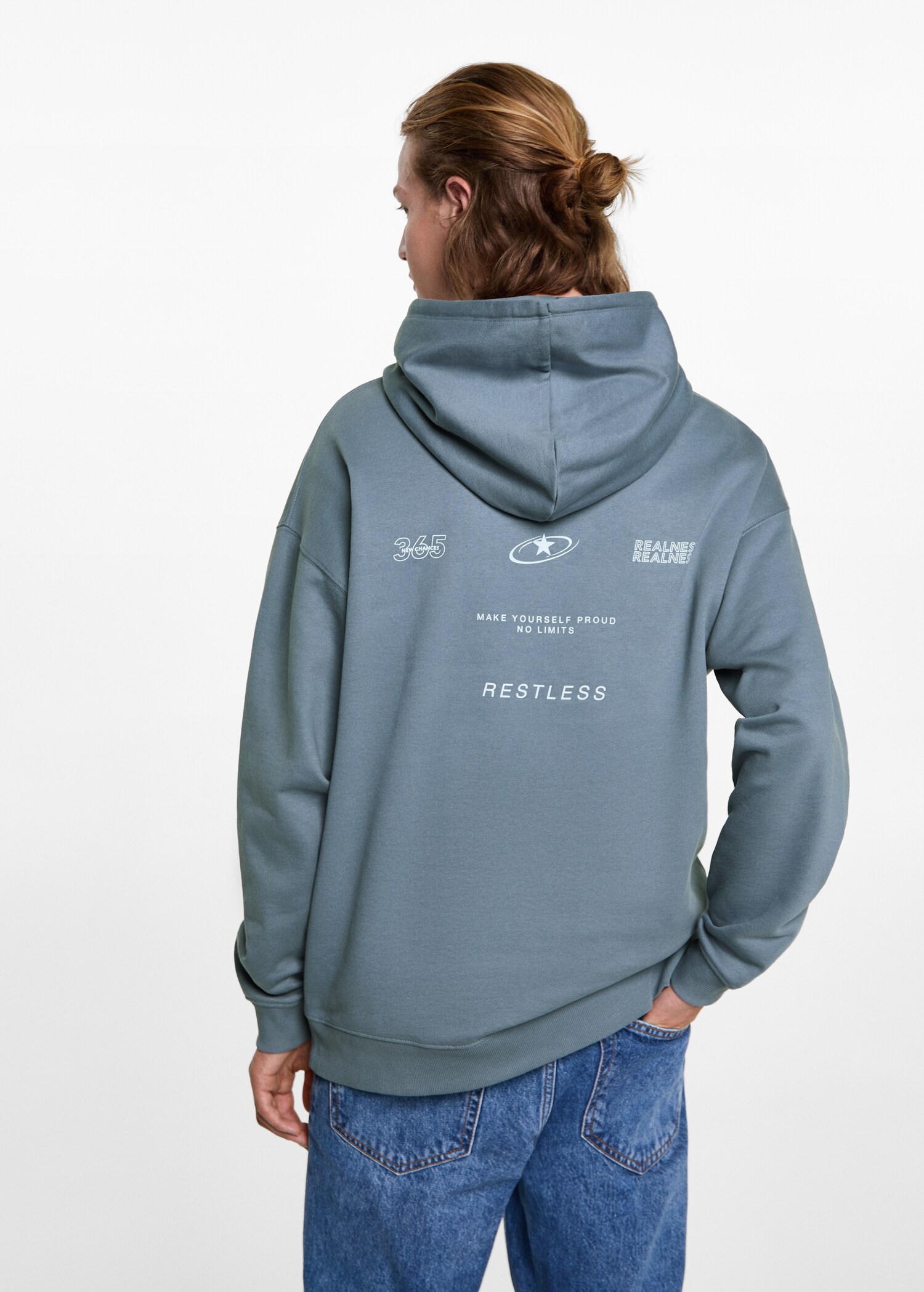 Printed hoodie - Reverse of the article