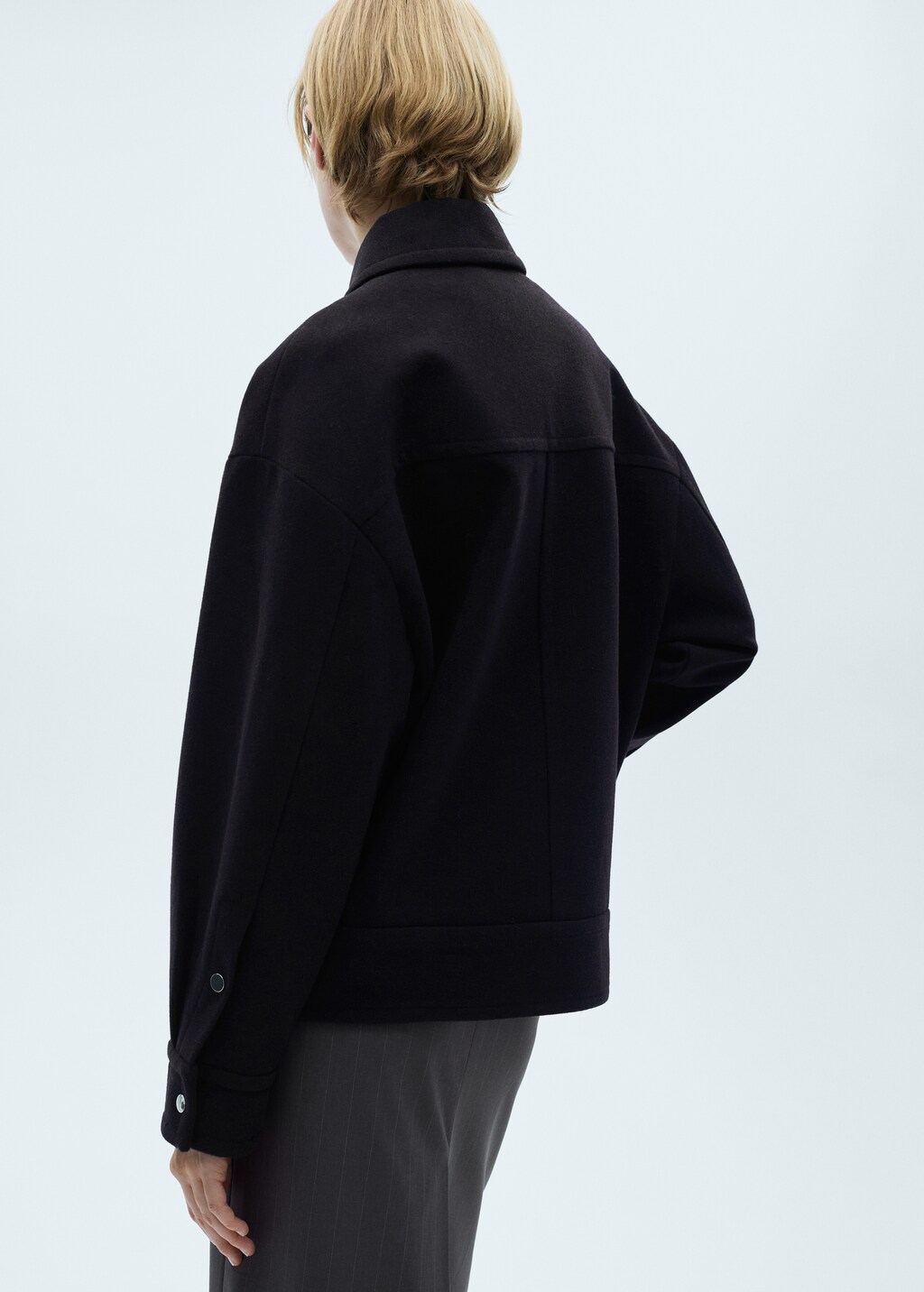 Veste laine oversize femme hotsell
