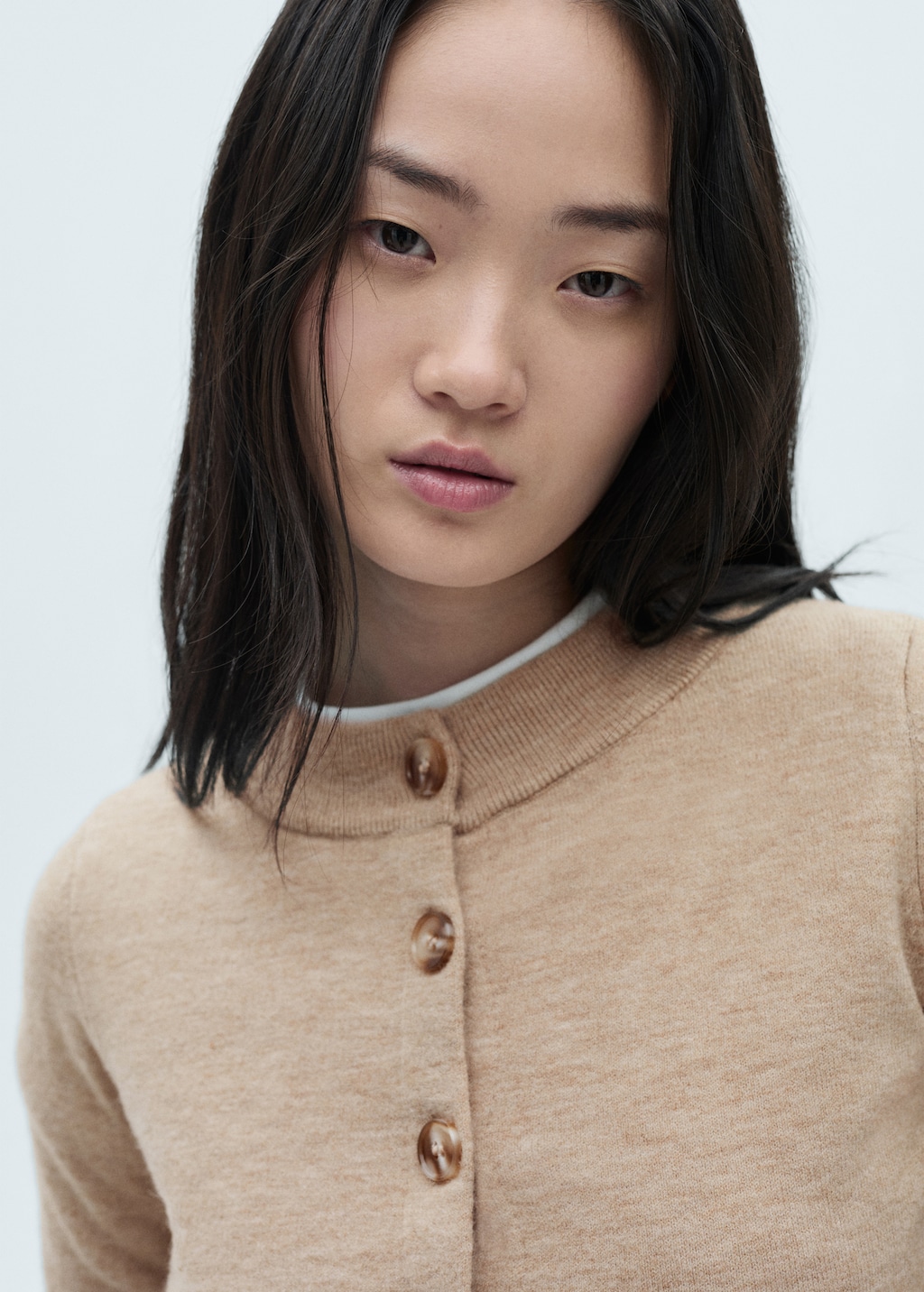 Cardigan neck hotsell