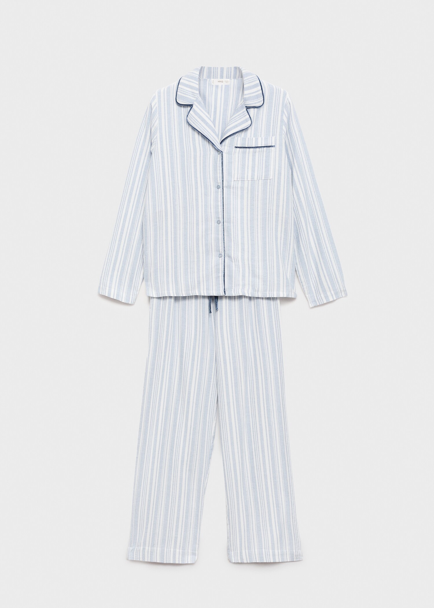 Striped long pyjamas - Article without model