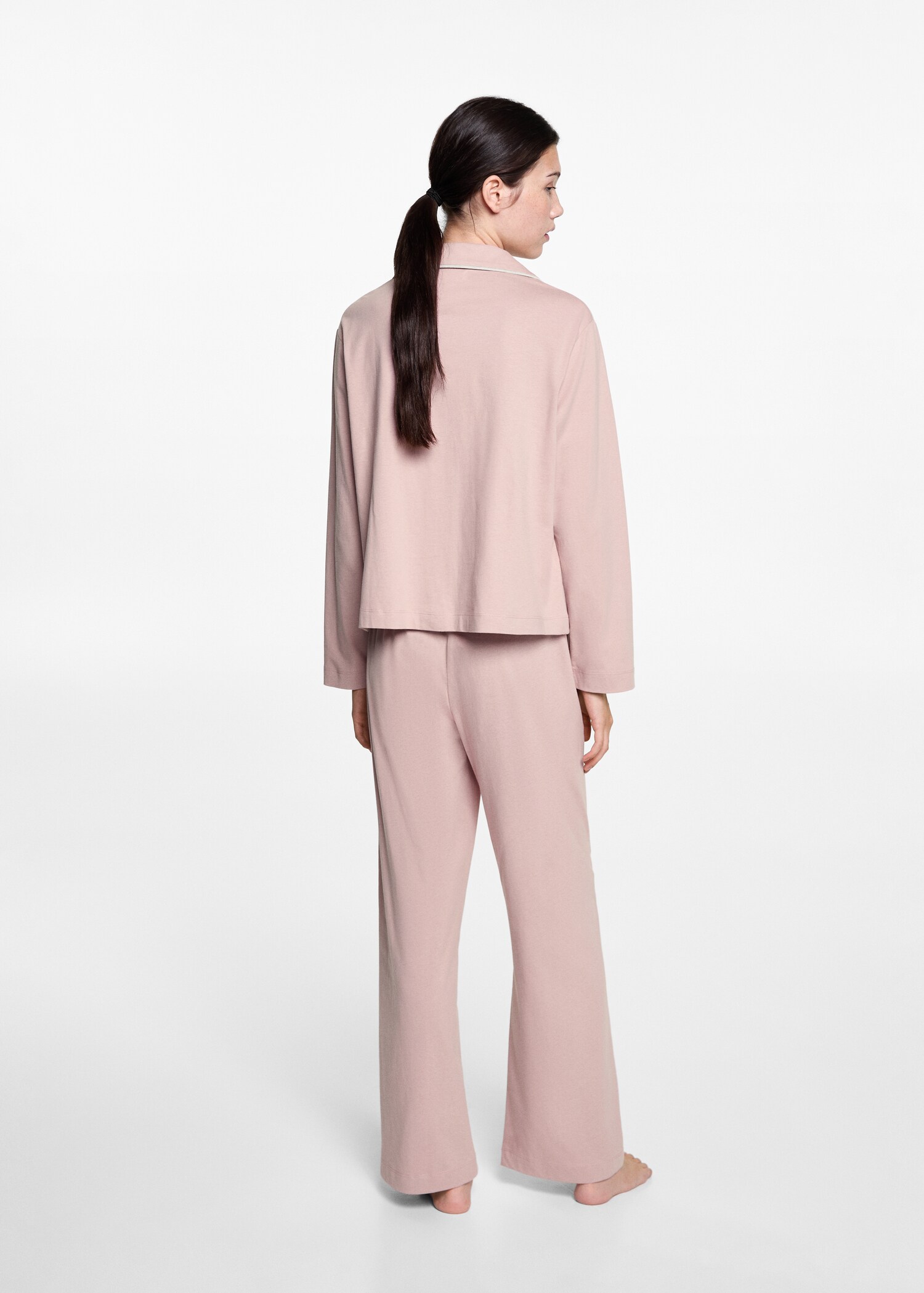 Cotton long pyjamas - Reverse of the article