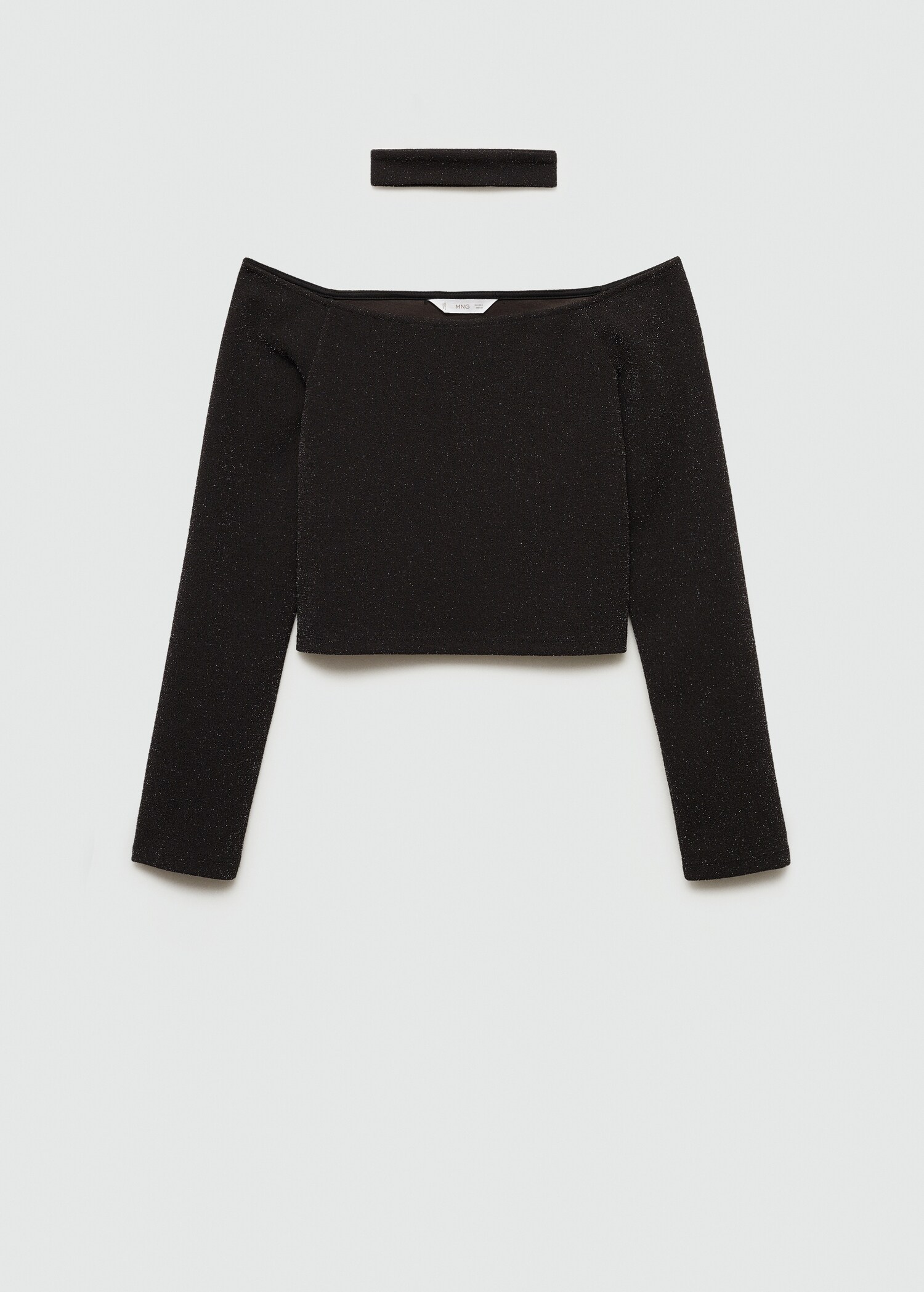 Choker lurex top - Article without model
